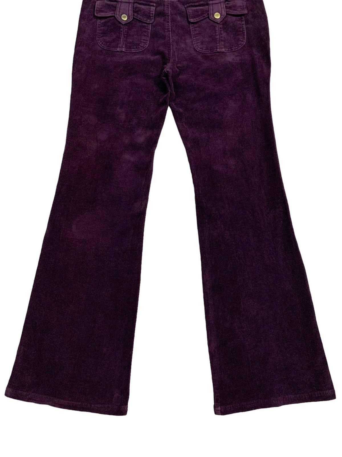 Hysteric Glamour Vintage Japanese A.2.P Velvet Low Rise Corduroy Flare Pants Size US 30 / EU 46 - 12 Thumbnail