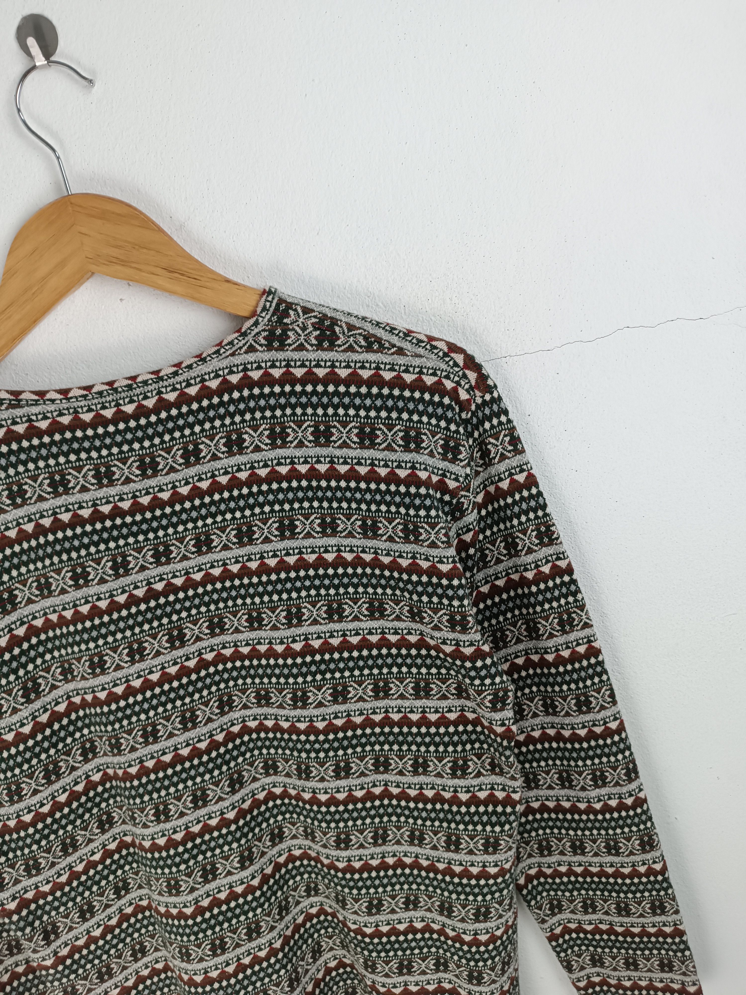 Japanese Brand VINTAGE ATELIER MEIKU TRIBAL RETRO KNITWEAR VERY RARE Size M / US 6-8 / IT 42-44 - 17 Thumbnail