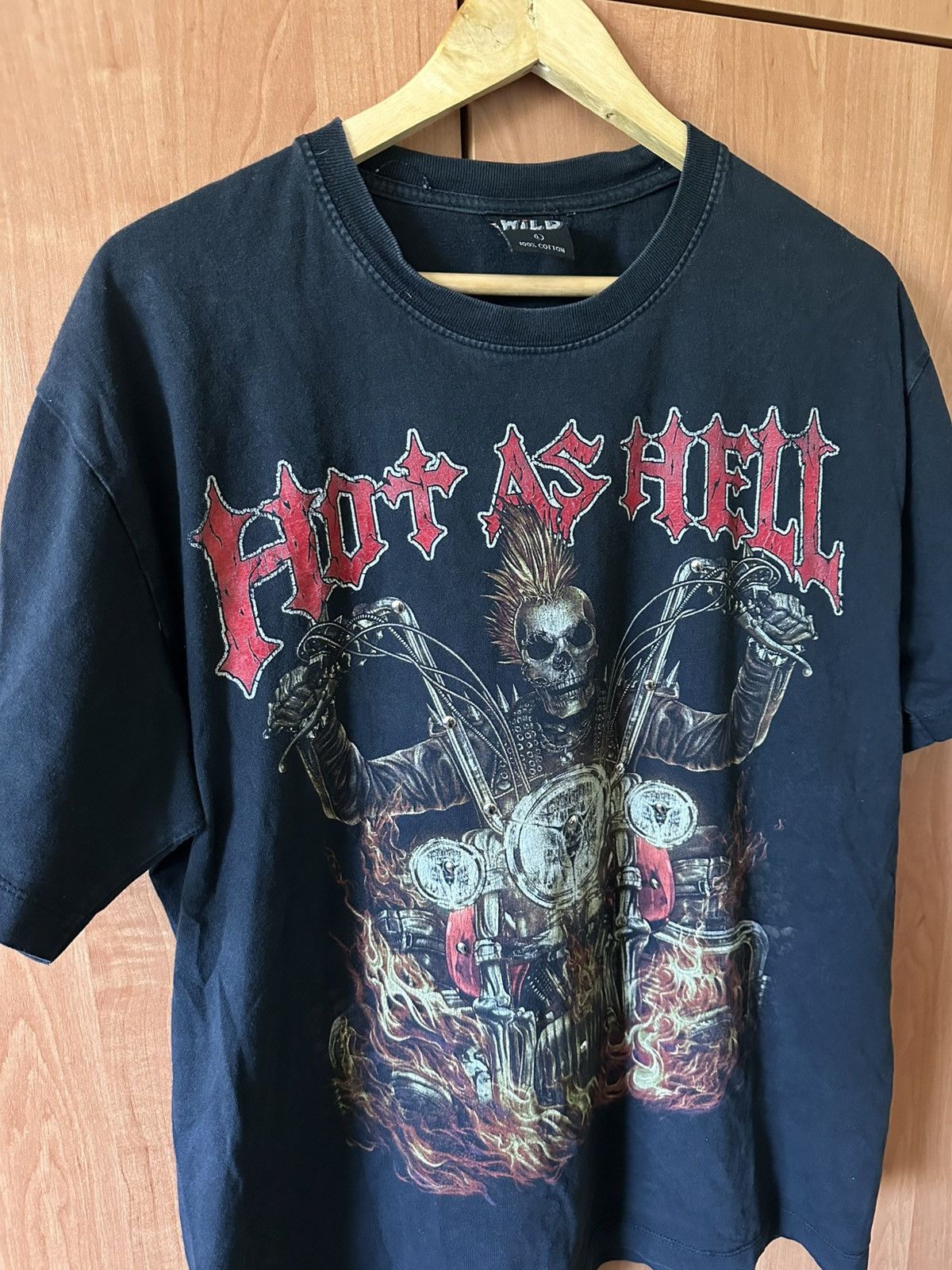 Vintage × Wild Things Wild Hot as hell merch Skulls Size US L / EU 52-54 / 3 - 3 Thumbnail