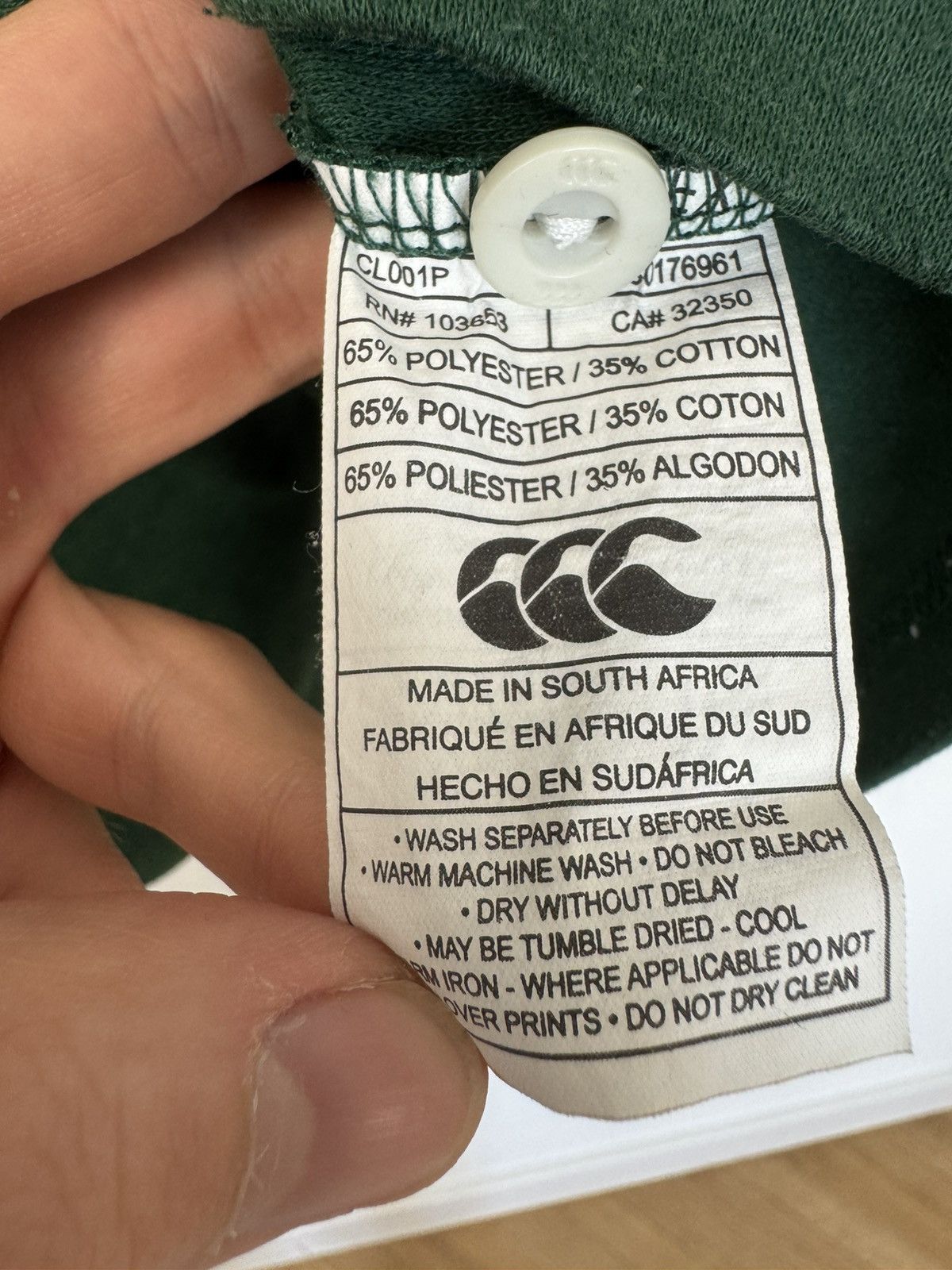 Cotton Traders South Africa Rugby Jersey Vintage Cotton Traders Longsleeve Size US S / EU 44-46 / 1 - 5 Thumbnail