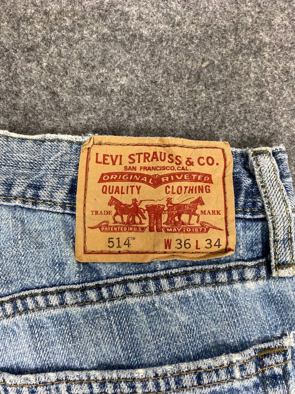 Levi's vintage levis 514 slim straight distressed denim Size US 38 / EU 54 - 5 Thumbnail