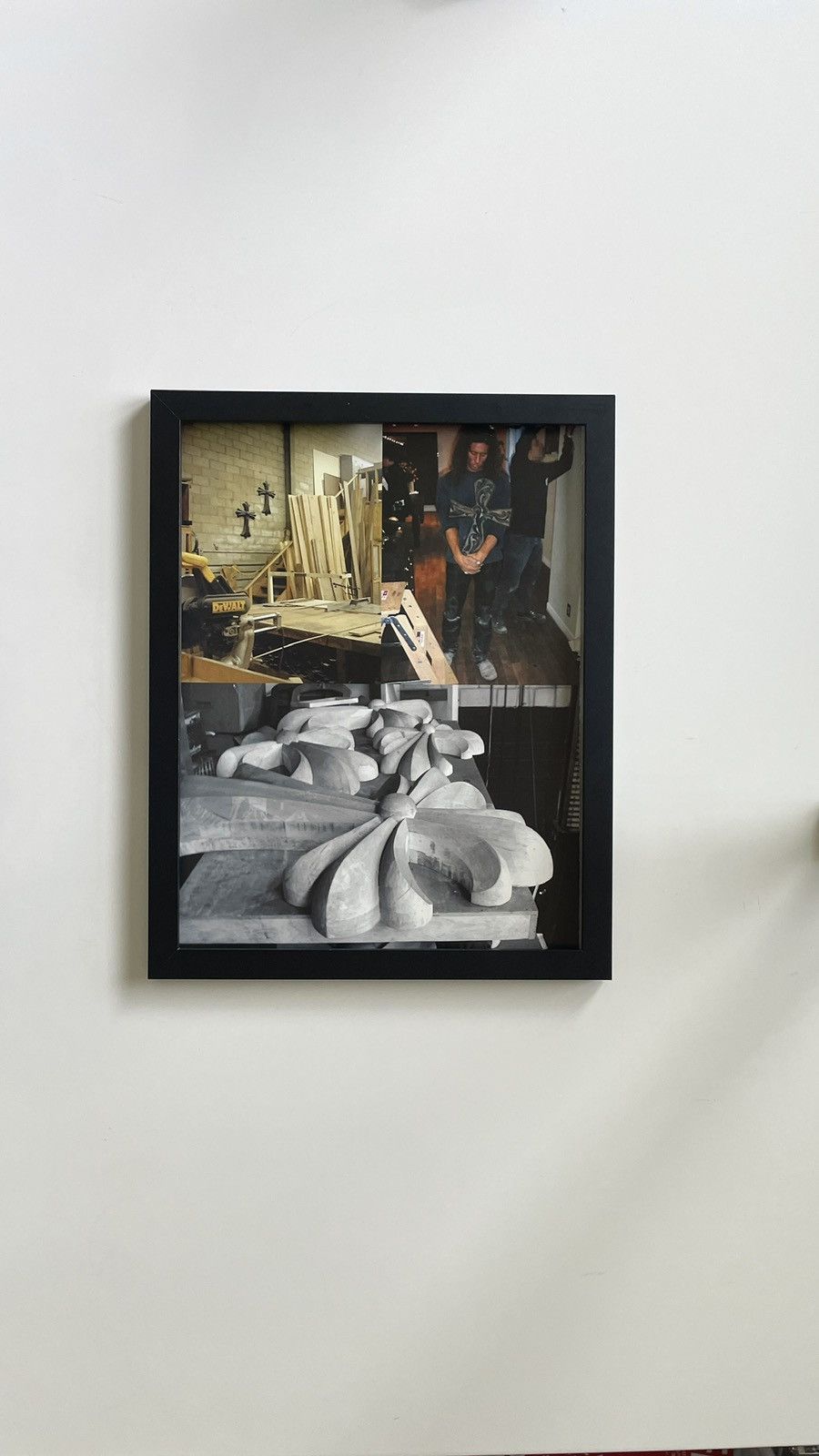 Chrome Hearts × Vintage Chrome Hearts Richard Stark/wooden cross Poster framed 9x11 Size ONE SIZE - 1 Thumbnail