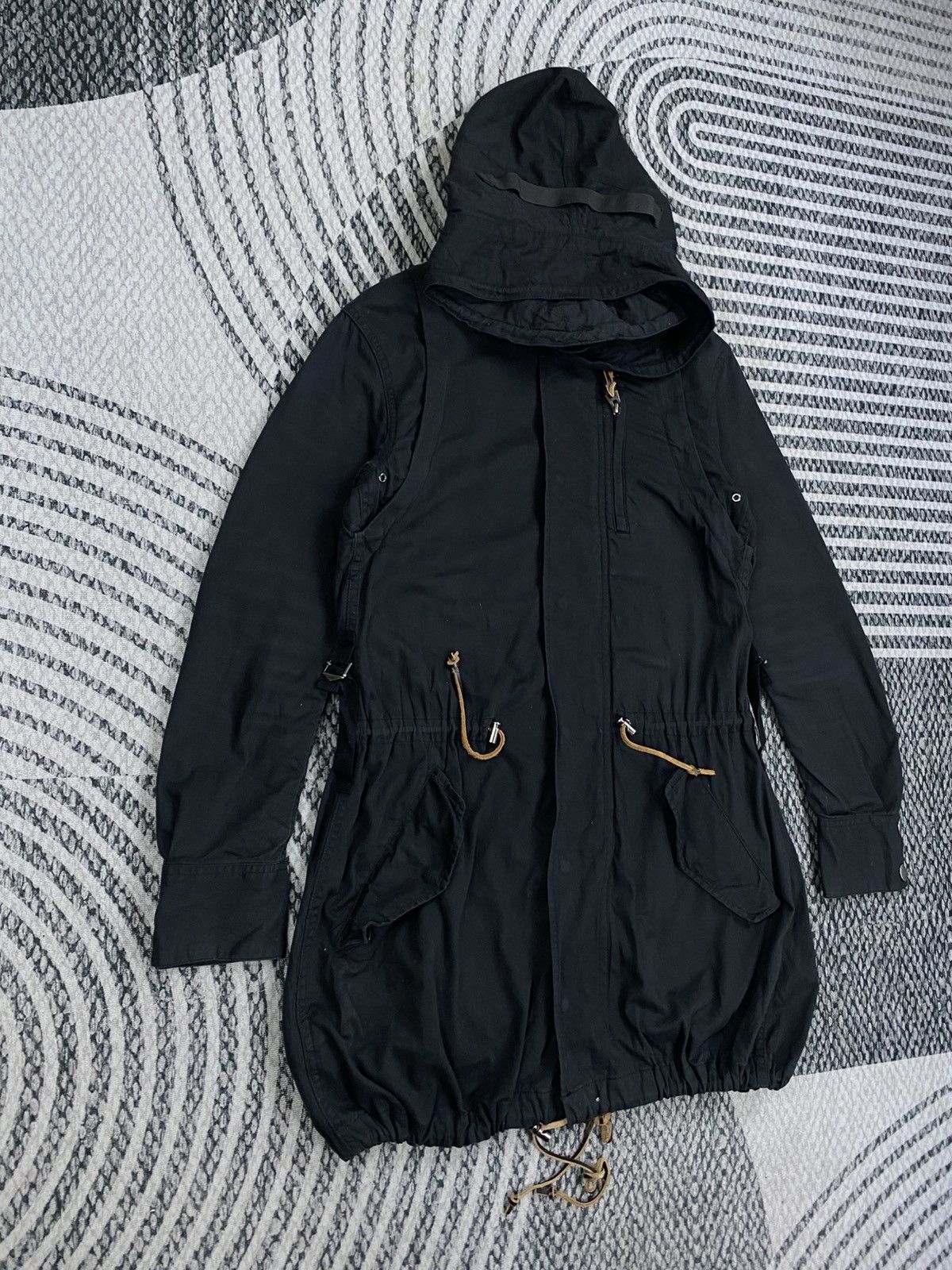 MOUSSY Vintage Moussy Rare Utility Black Parka Style Size US S / EU 44-46 / 1 - 3 Thumbnail