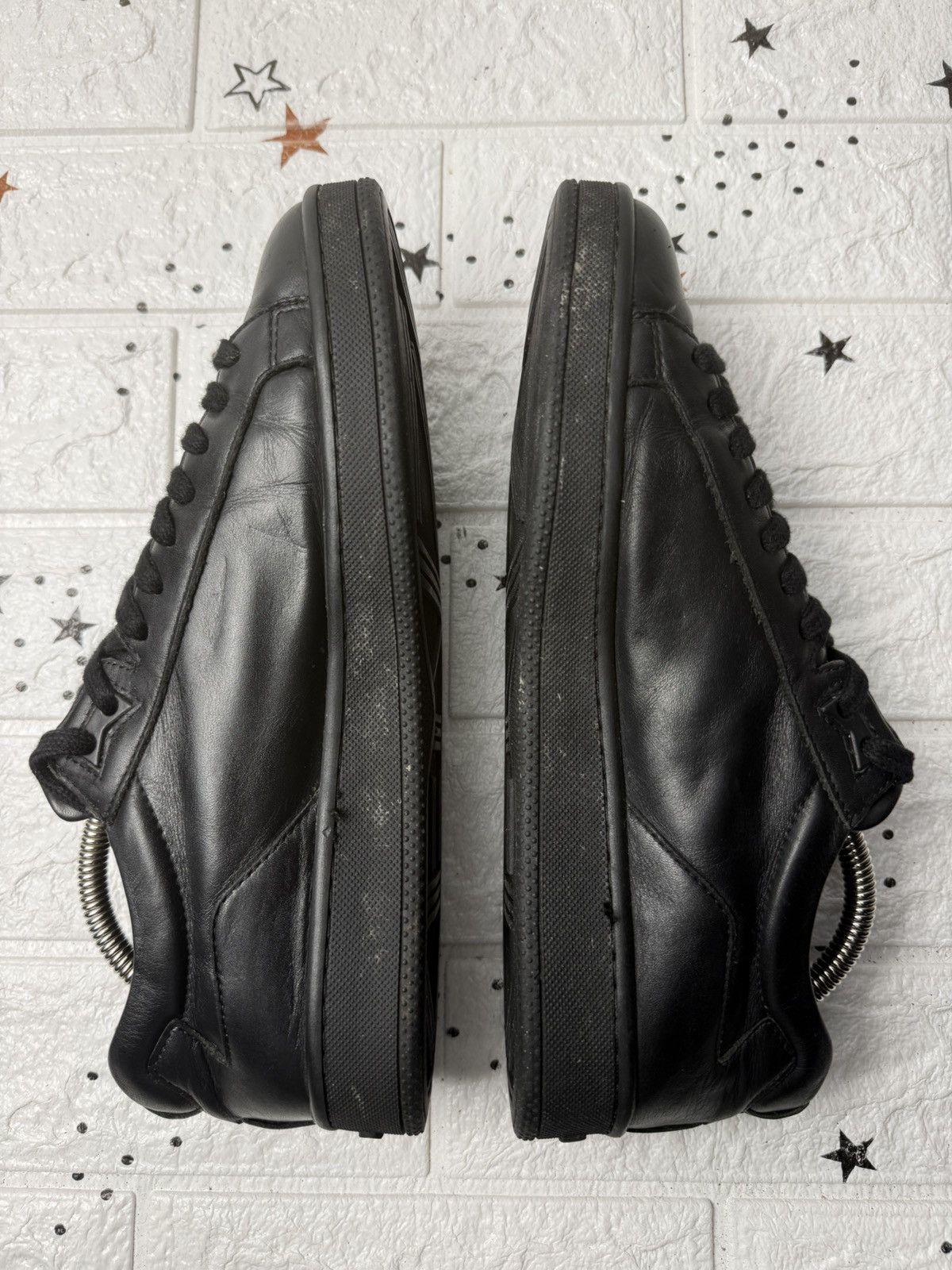 Kenzo KENZO Tennix US8 UK7 EUR41 sneakers casual leather black Size US 8 / EU 41 - 6 Thumbnail