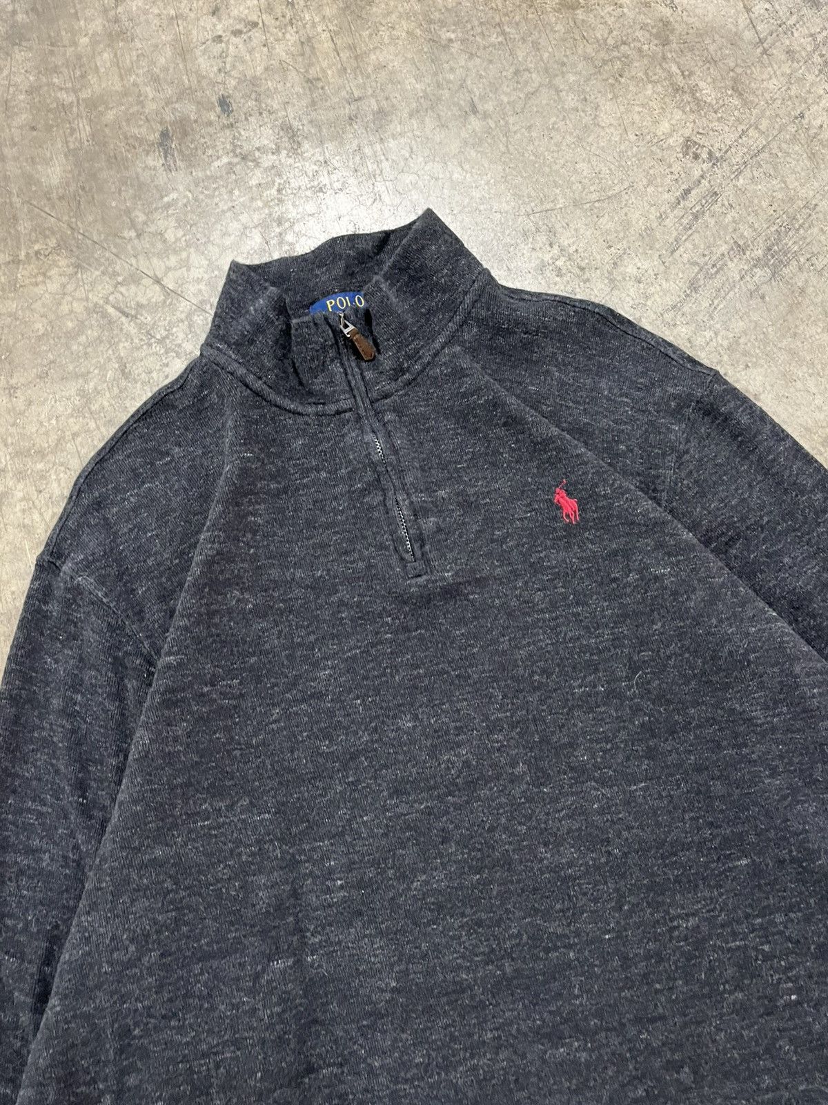 Polo Ralph Lauren × Vintage Polo Ralph Lauren vintage 1/4 zip sweatshirt preppy hype Size US XL / EU 56 / 4 - 6 Thumbnail