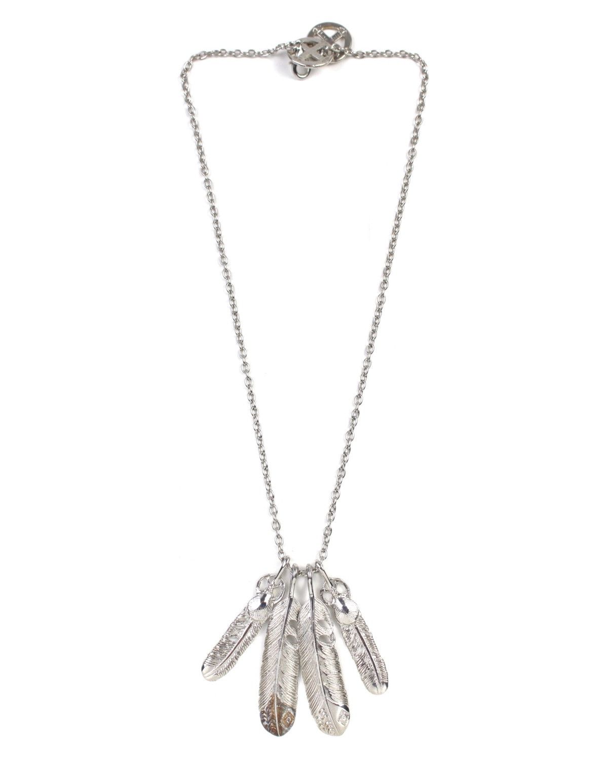 Vintage 2000S JAPANESE MADE NATIVE STYLE FEATHER CLUSTER NECKLACE Size ONE SIZE - 2 Thumbnail