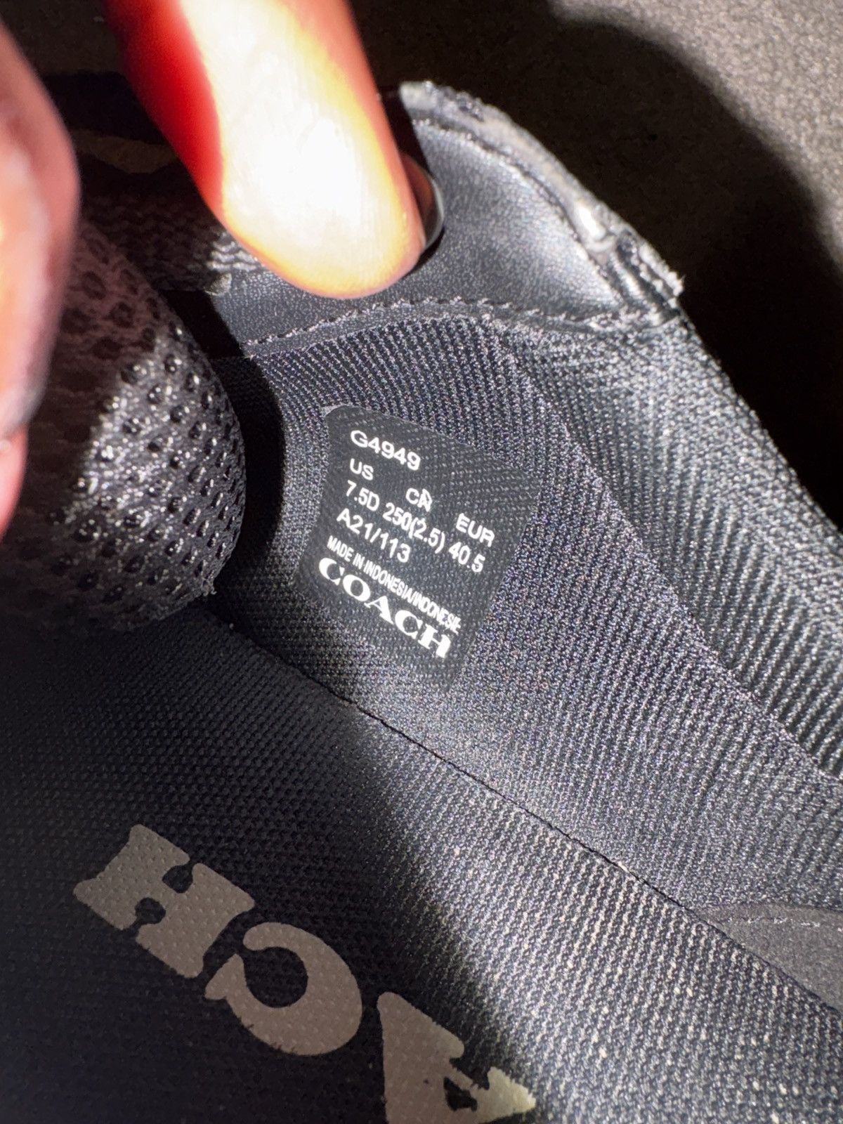 Coach everyday coach sneaker Size US 7.5 / EU 40-41 - 6 Thumbnail