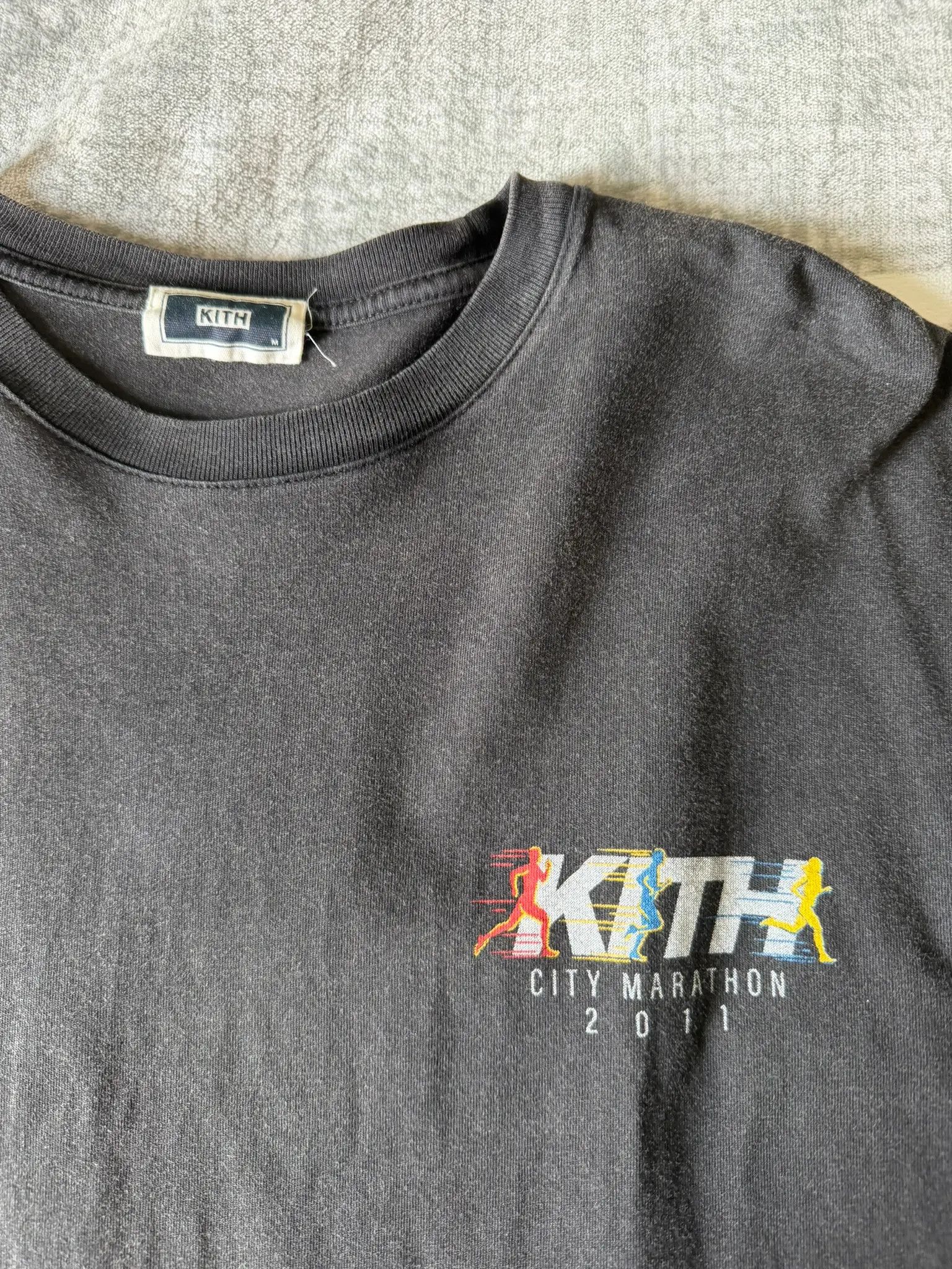 Kith Kith City Marathon Vintage Tee Black Size US M / EU 48-50 / 2 - 2 Thumbnail