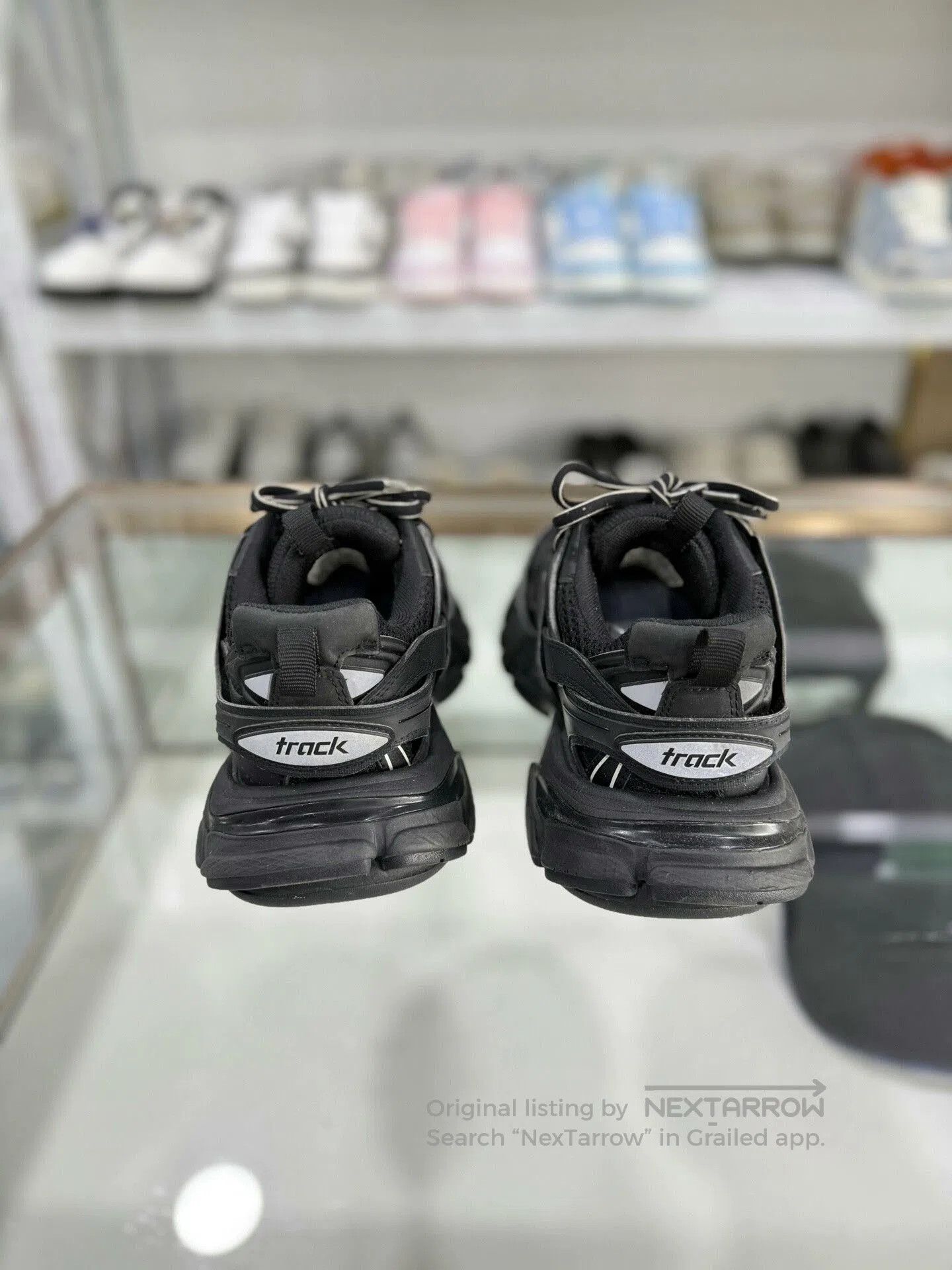 Balenciaga Balenciaga Black Women's Track Sneakers. Size US 5 / IT 35 - 3 Thumbnail