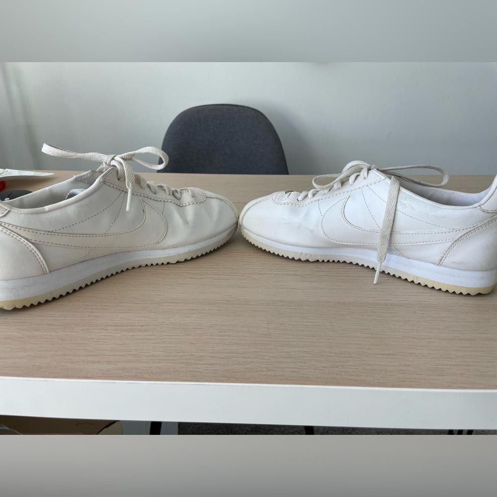 Nike Nike Cortez Basic White Womens Sneakers 9.5 Vintage Retro Size US 9.5 / IT 39.5 - 3 Thumbnail
