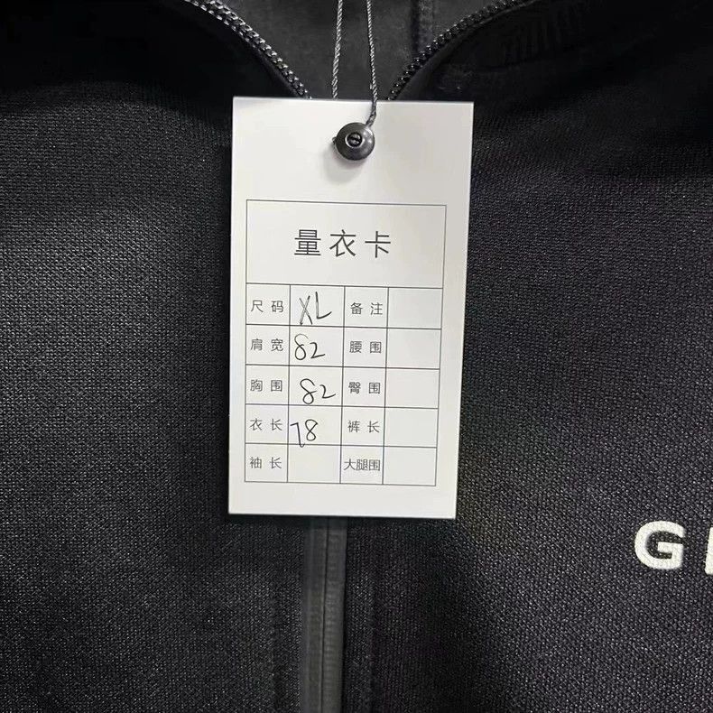 Givenchy Givenchy Givenchy Black Logo Zip Jacket Coat -2507 Size US XL / EU 56 / 4 - 3 Thumbnail