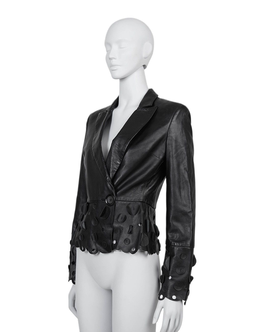 Emporio Armani Emporio Armani Leather Blazer Size M / US 6-8 / IT 42-44 - 3 Thumbnail