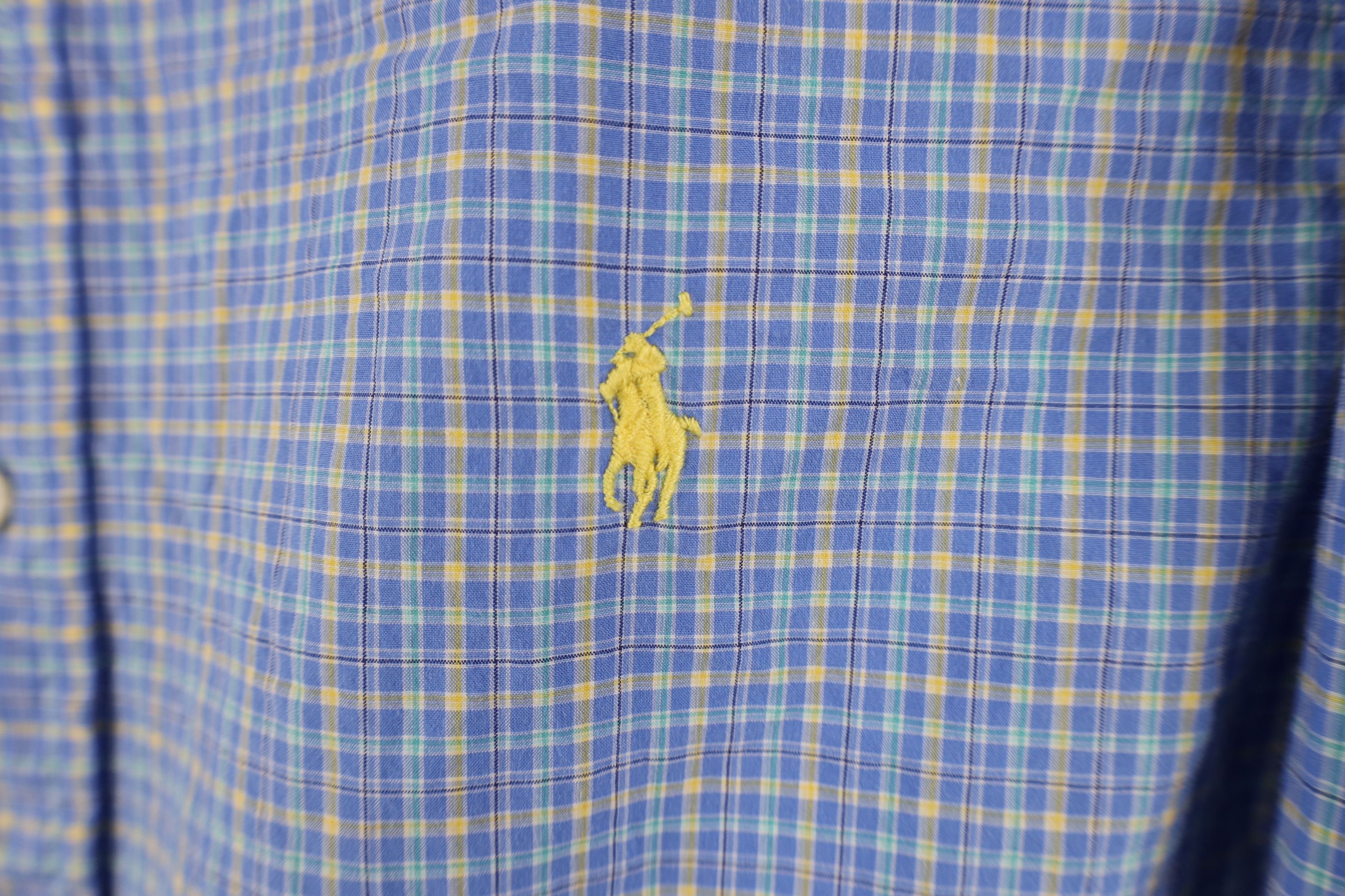 Ralph Lauren × Vintage Vintage Ralph Lauren Plaid Collared Button Down Shirt Size US M / EU 48-50 / 2 - 4 Thumbnail