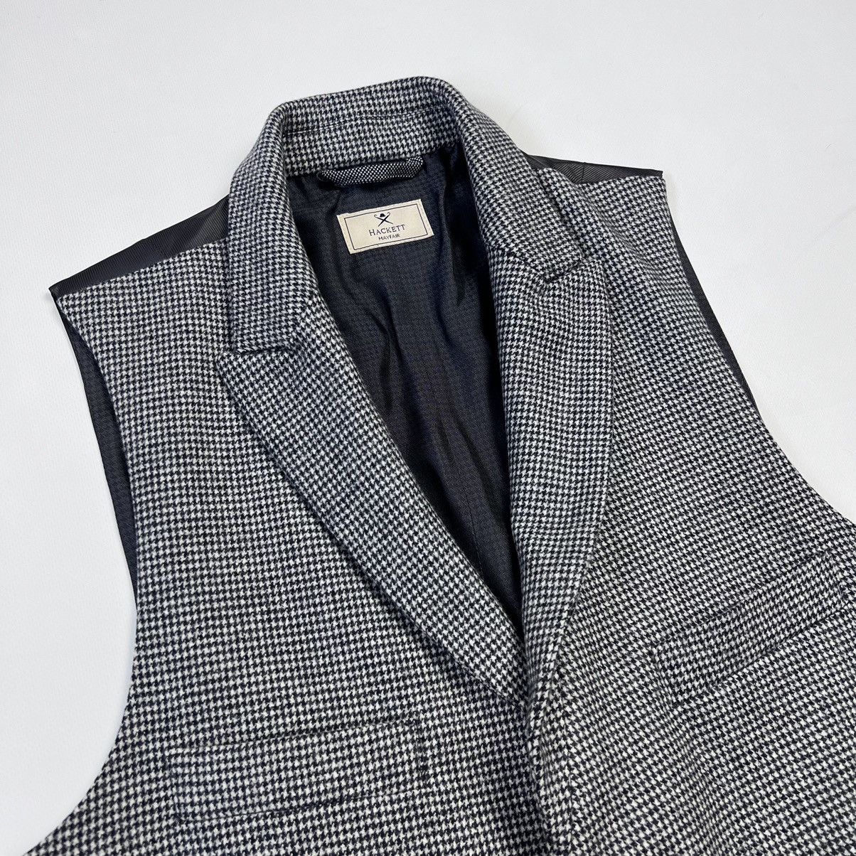 Hackett Hackett mayfair wool houndstooth pattern vest Size 40R - 1 Thumbnail