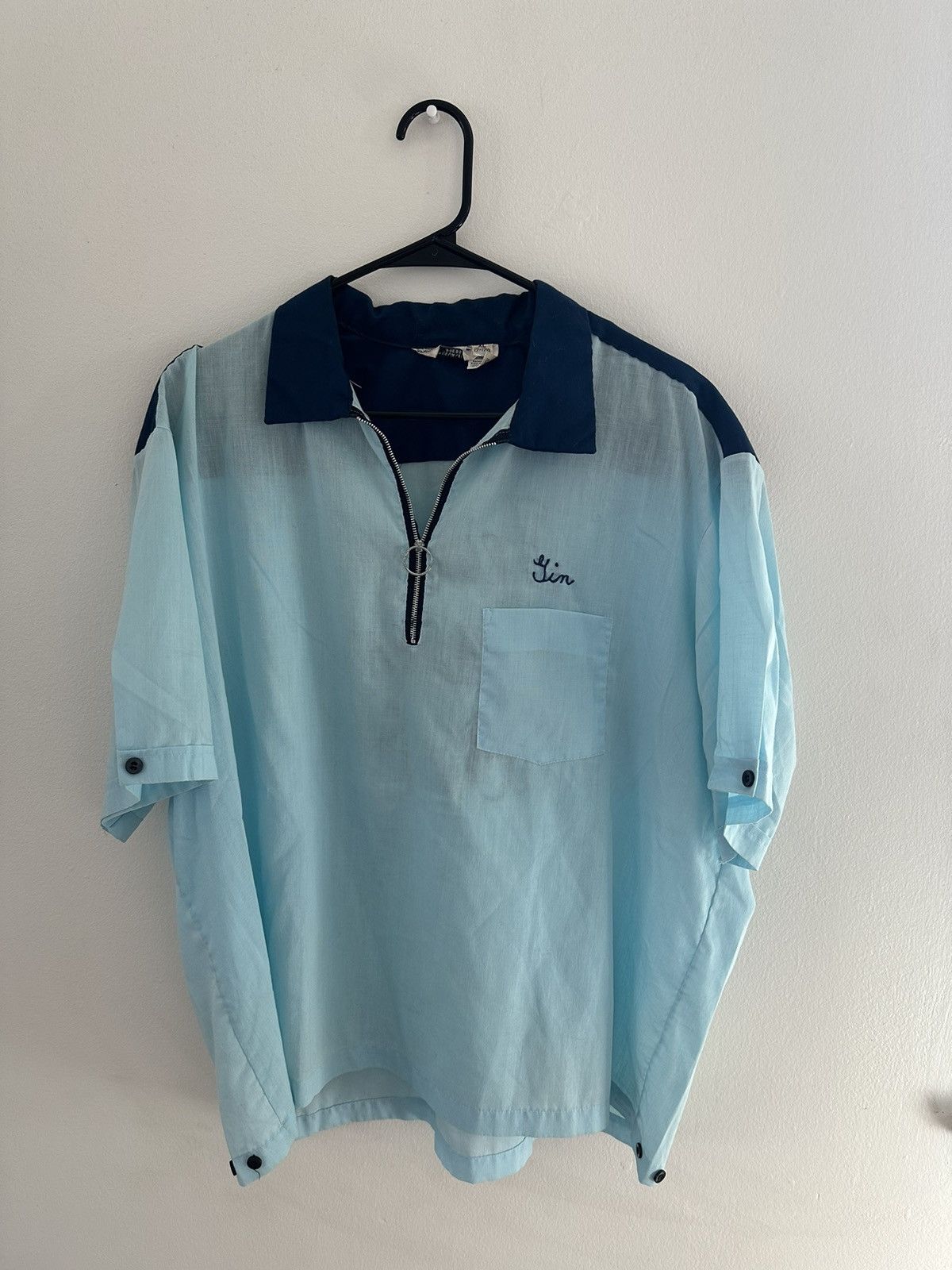 Vintage Vintage Bowling Shirt Size US XL / EU 56 / 4 - 1 Thumbnail