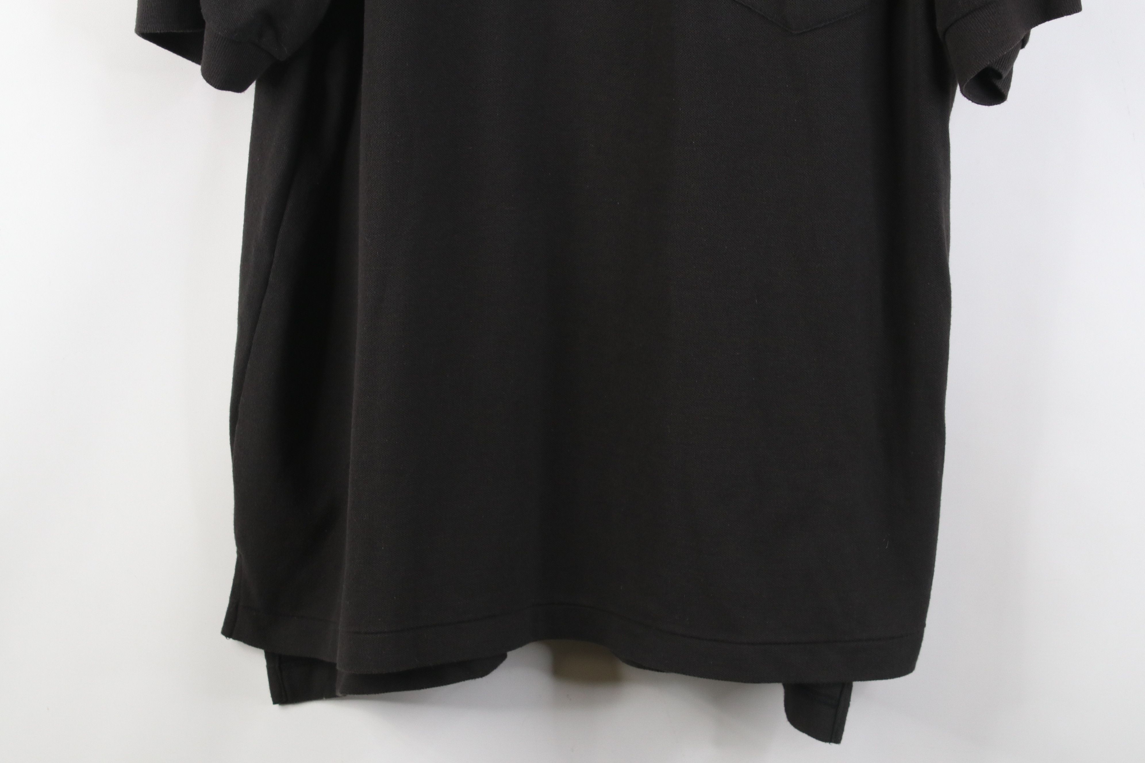 Vintage Vintage 90s Streetwear Collared Golf Polo Shirt Black Pocket Size US XL / EU 56 / 4 - 3 Thumbnail