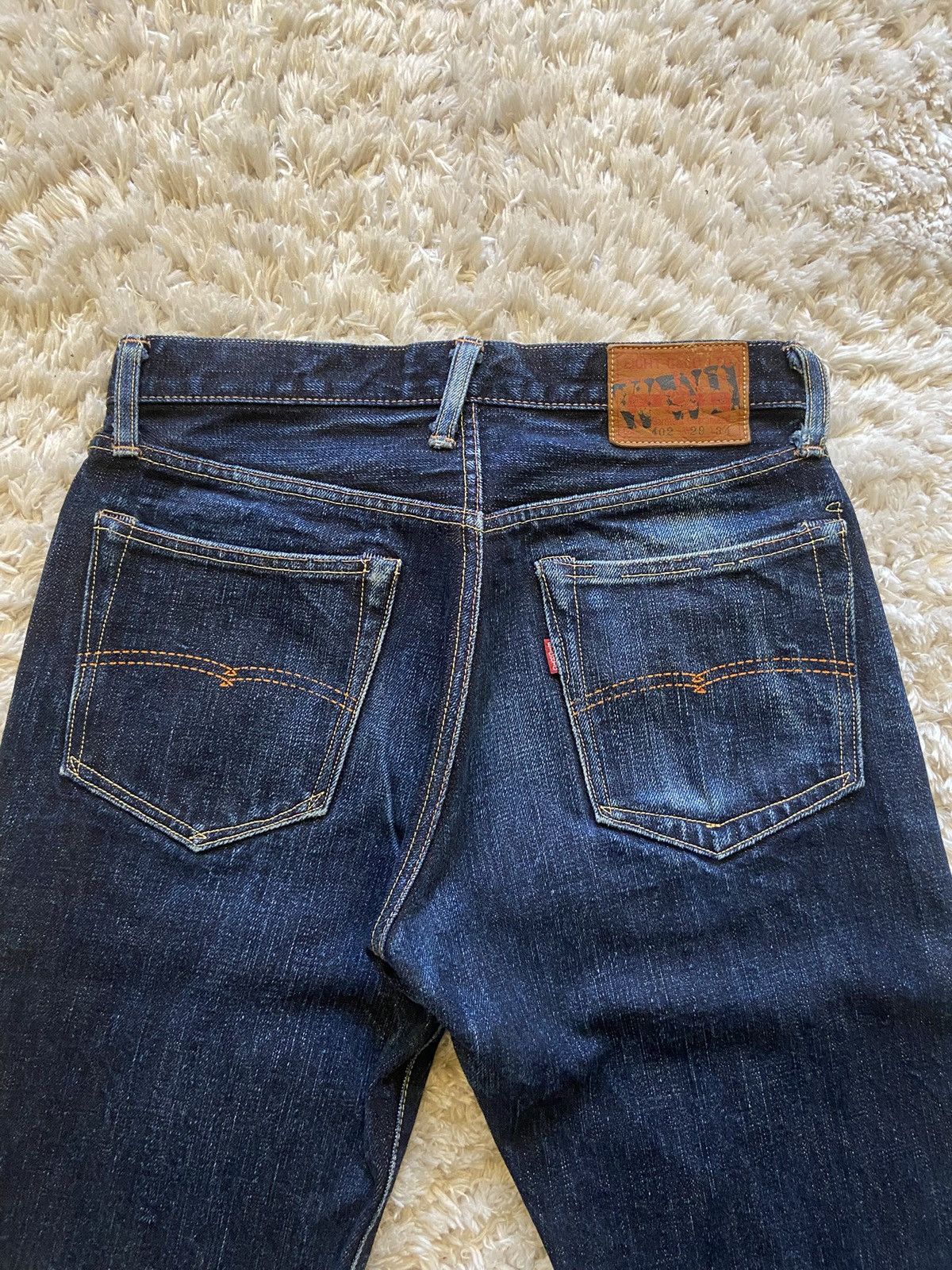 EIGHT-G Jean Eight-G Lot 402 WW2 1944 Selvedge 17oz Made in Japan Size US 29 - 6 Thumbnail
