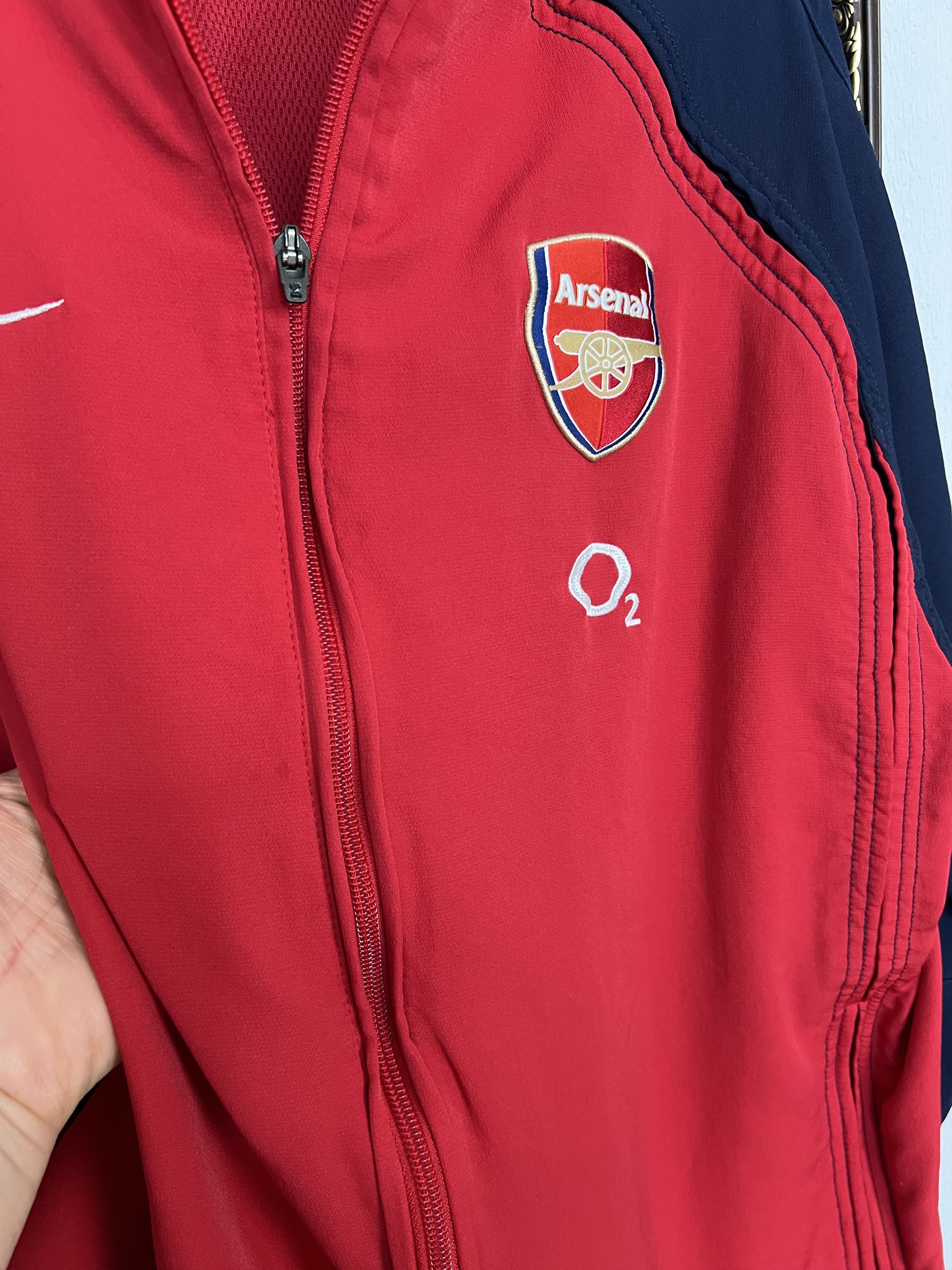 Nike Vintage 2000's Arsenal Jacket Soccer Track Top Gunners Rare Size US L / EU 52-54 / 3 - 6 Thumbnail