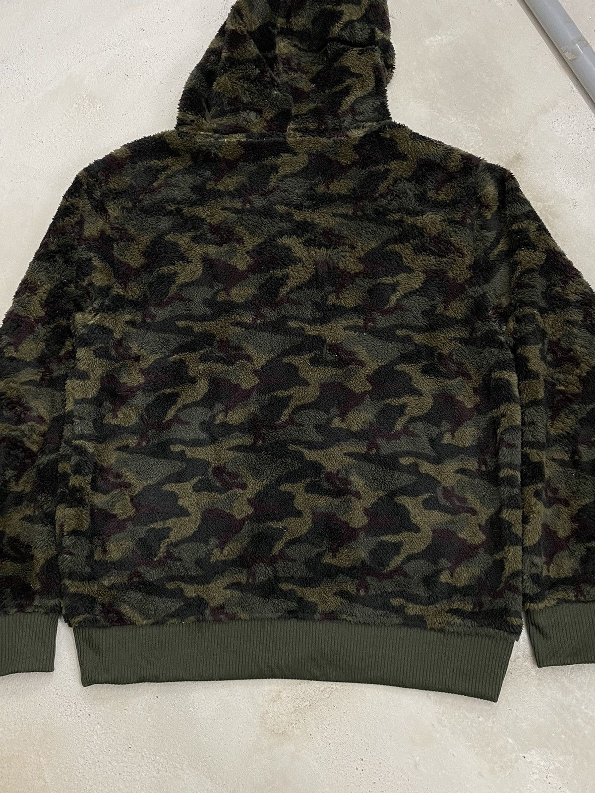 Japanese Brand Authentic Natural Garment Army Digital Fleece Hoodie AW Size US L / EU 52-54 / 3 - 7 Thumbnail