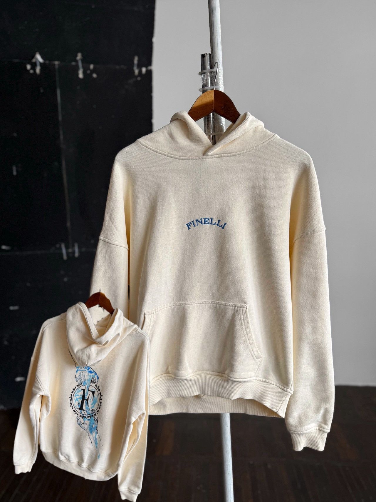 Other Finelli Mens Cream Hoodie Graphic Print Pullover Streetwear Size US M / EU 48-50 / 2 - 4 Thumbnail