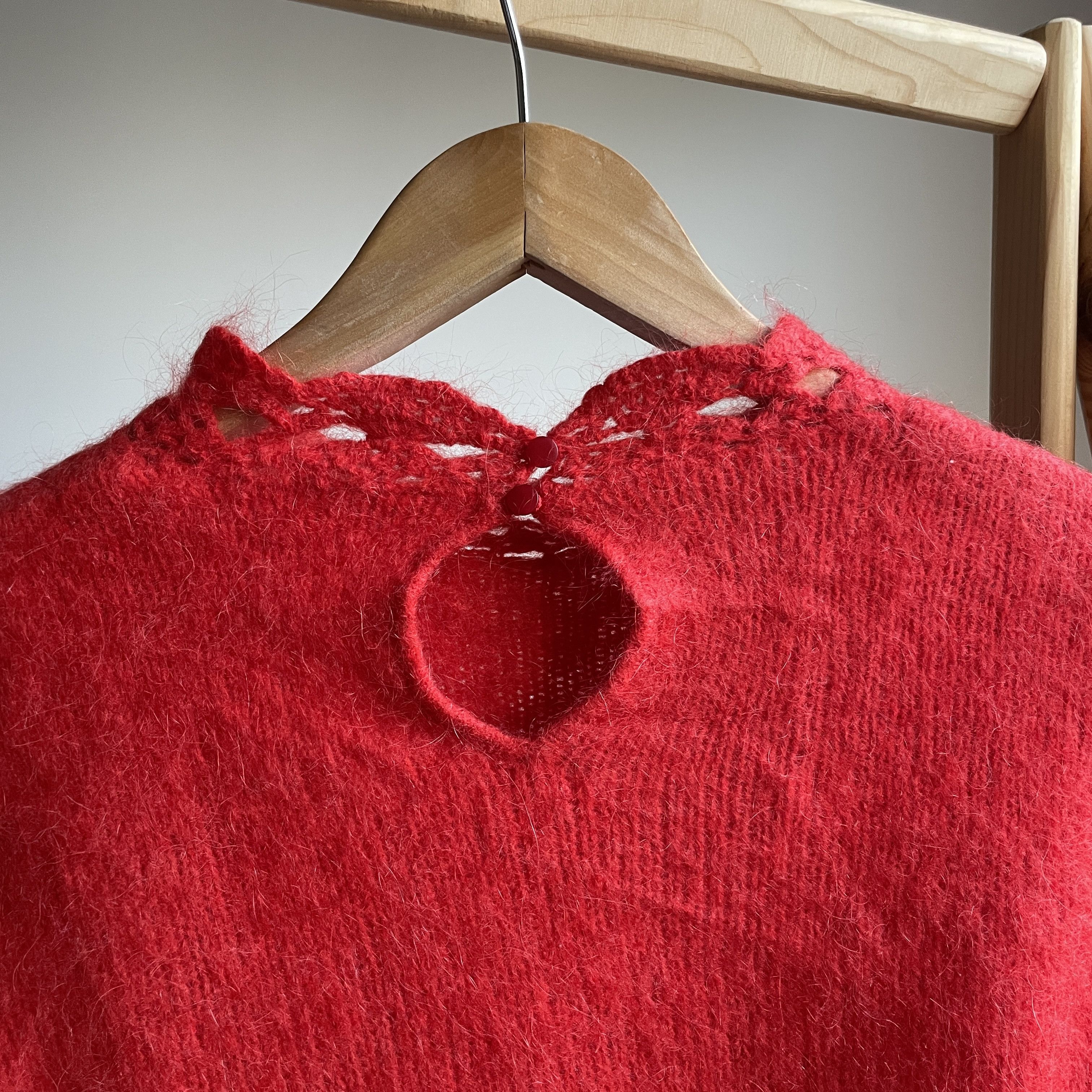 Sezane Sezane Balloon Sleeves Monair Wool Blend Womens Sweater Size XS / US 0-2 / IT 36-38 - 5 Thumbnail