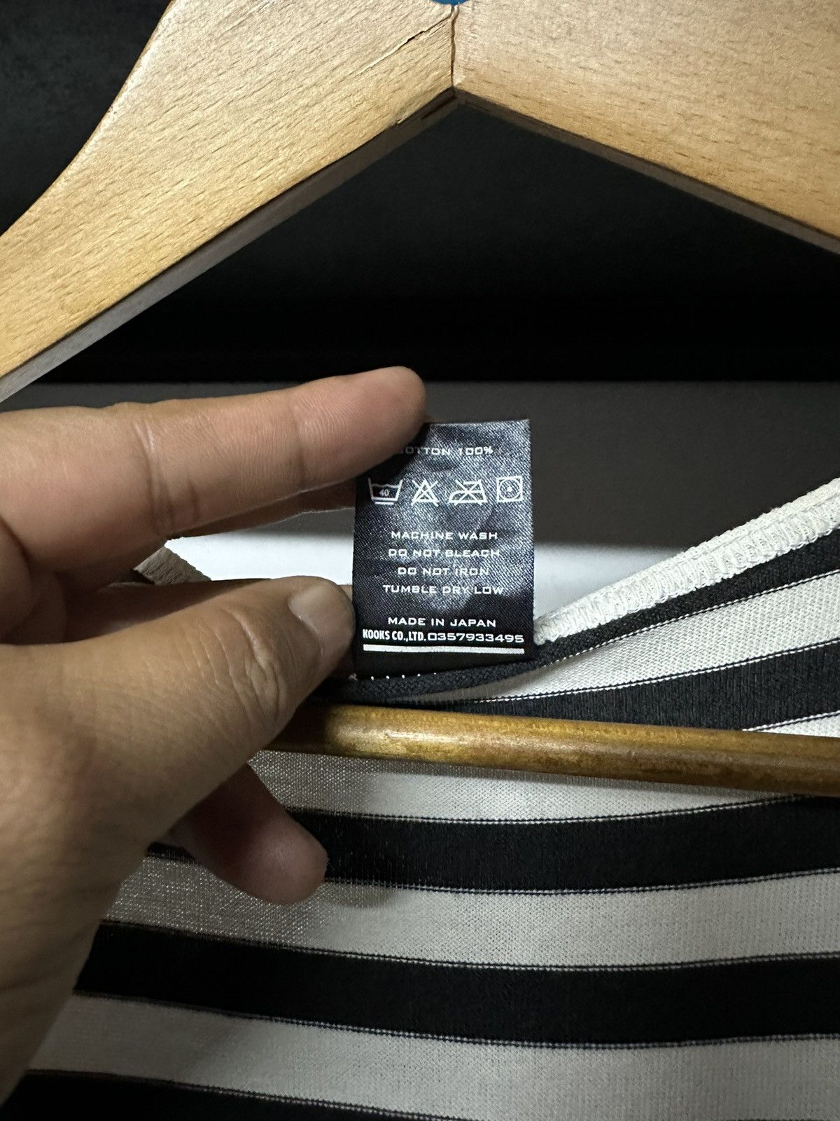 Number (N)ine Vintage Number Nine Stripe Tank Tops Japan Tee Size US M / EU 48-50 / 2 - 4 Thumbnail