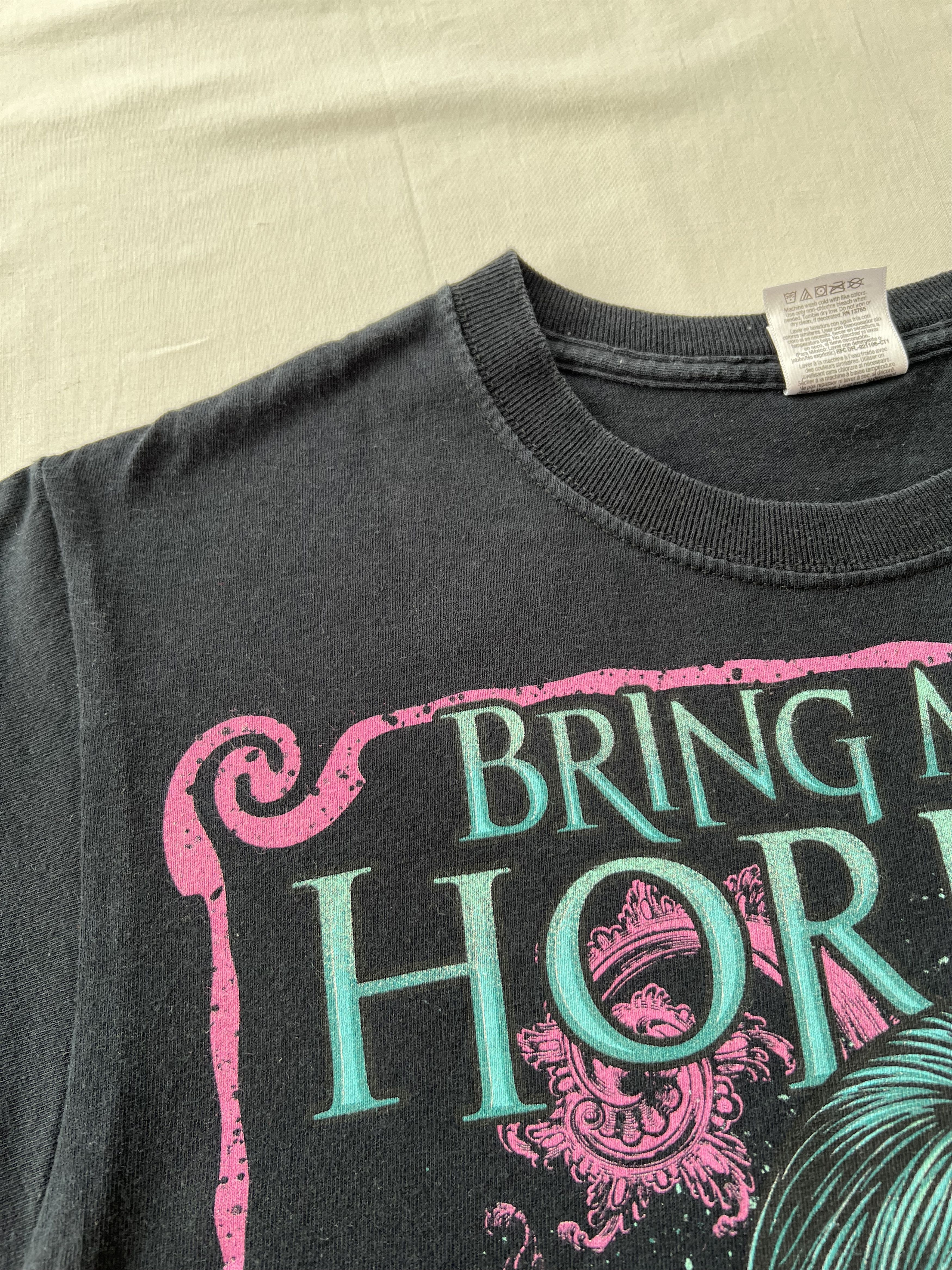 Band Tees Vintage 2011 Bring Me the Horizon Emo Band Black T-shirt Size US S / EU 44-46 / 1 - 7 Thumbnail
