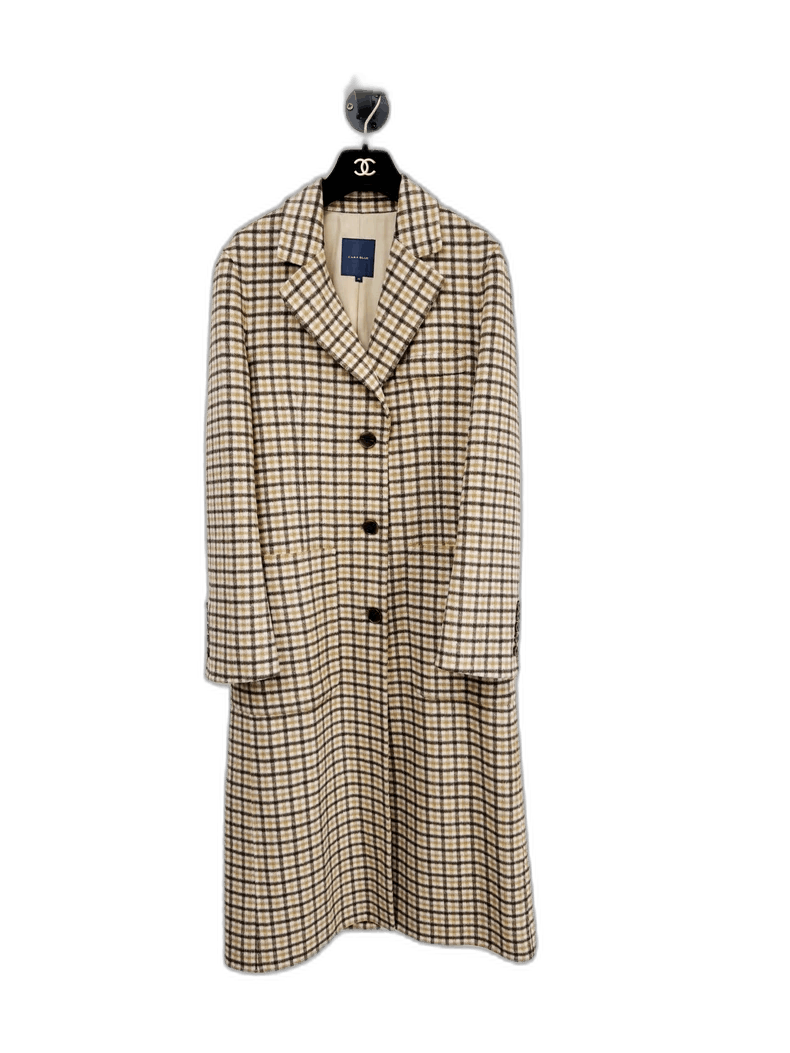 The Row CARA BLUE Wool Coat Size S, Nearly New Size S / US 4 / IT 40 - 1 Thumbnail