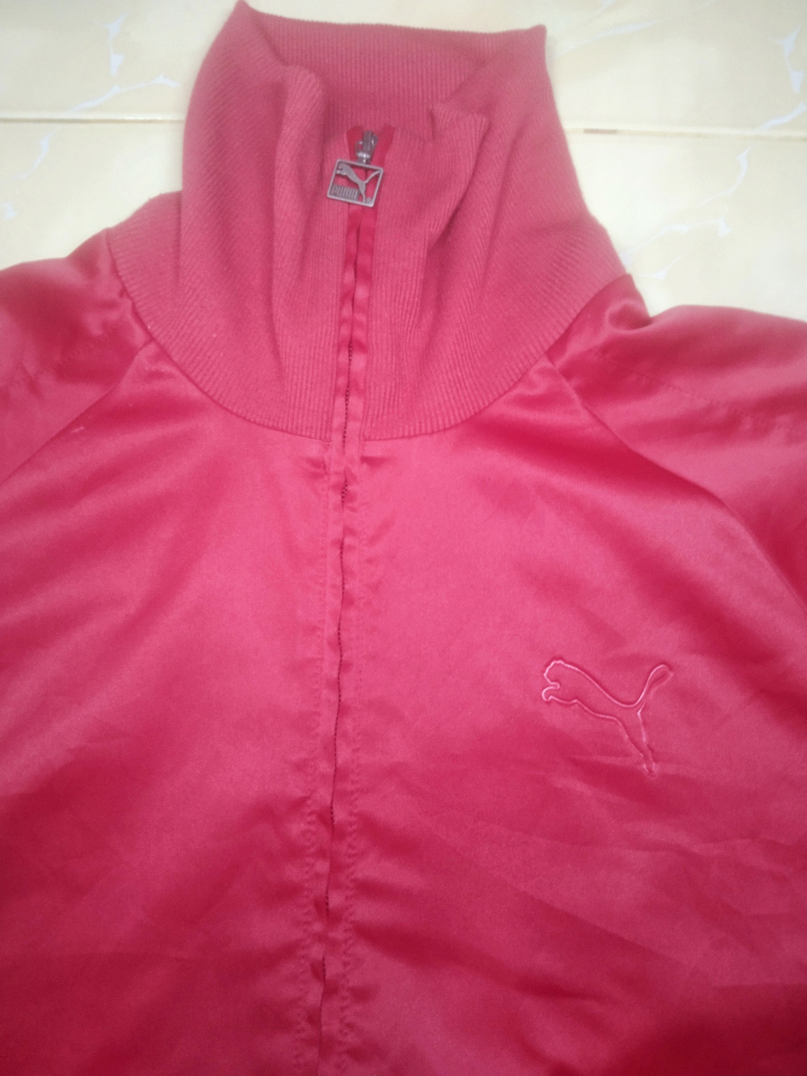 Puma Vintage 90's Puma red track jacket Size US M / EU 48-50 / 2 - 7 Thumbnail