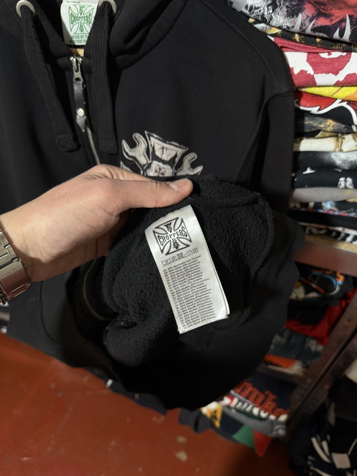 West Coast Choppers Vintage West Coast Choppers Payback Is A Bitch Hoodie Y2K Size US XL / EU 56 / 4 - 8 Thumbnail