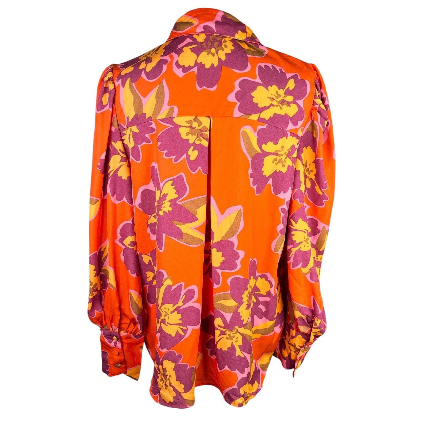Other BTFBM Retro Button Down L Shirt Top Bright Colors Size L / US 10 / IT 46 - 2 Thumbnail
