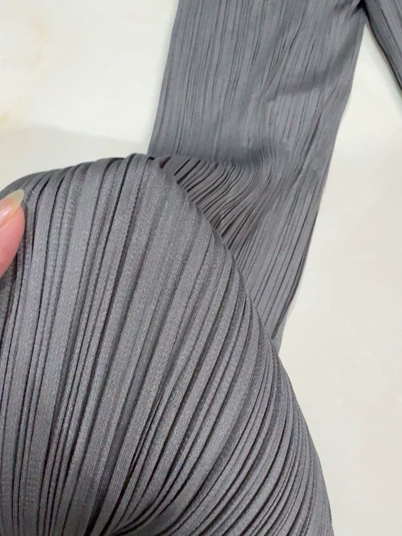 Issey Miyake issey miyake size:3 Grey straight-leg trousers Size US 26 / EU 42 - 2 Thumbnail