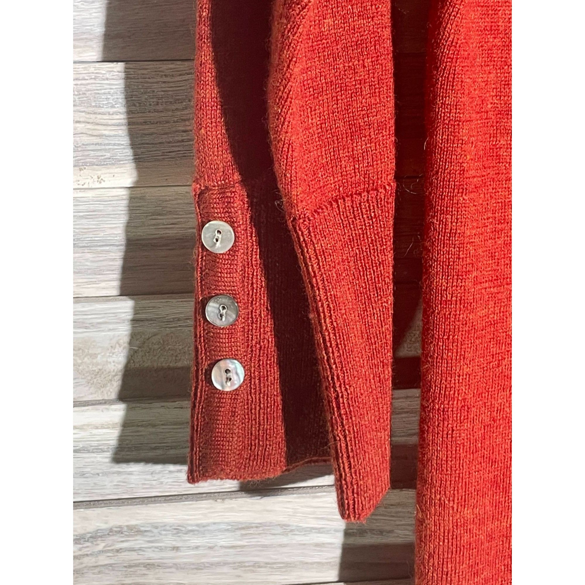 Other Carole Little Med Merino Wool Cardigan Size M / US 6-8 / IT 42-44 - 14 Thumbnail