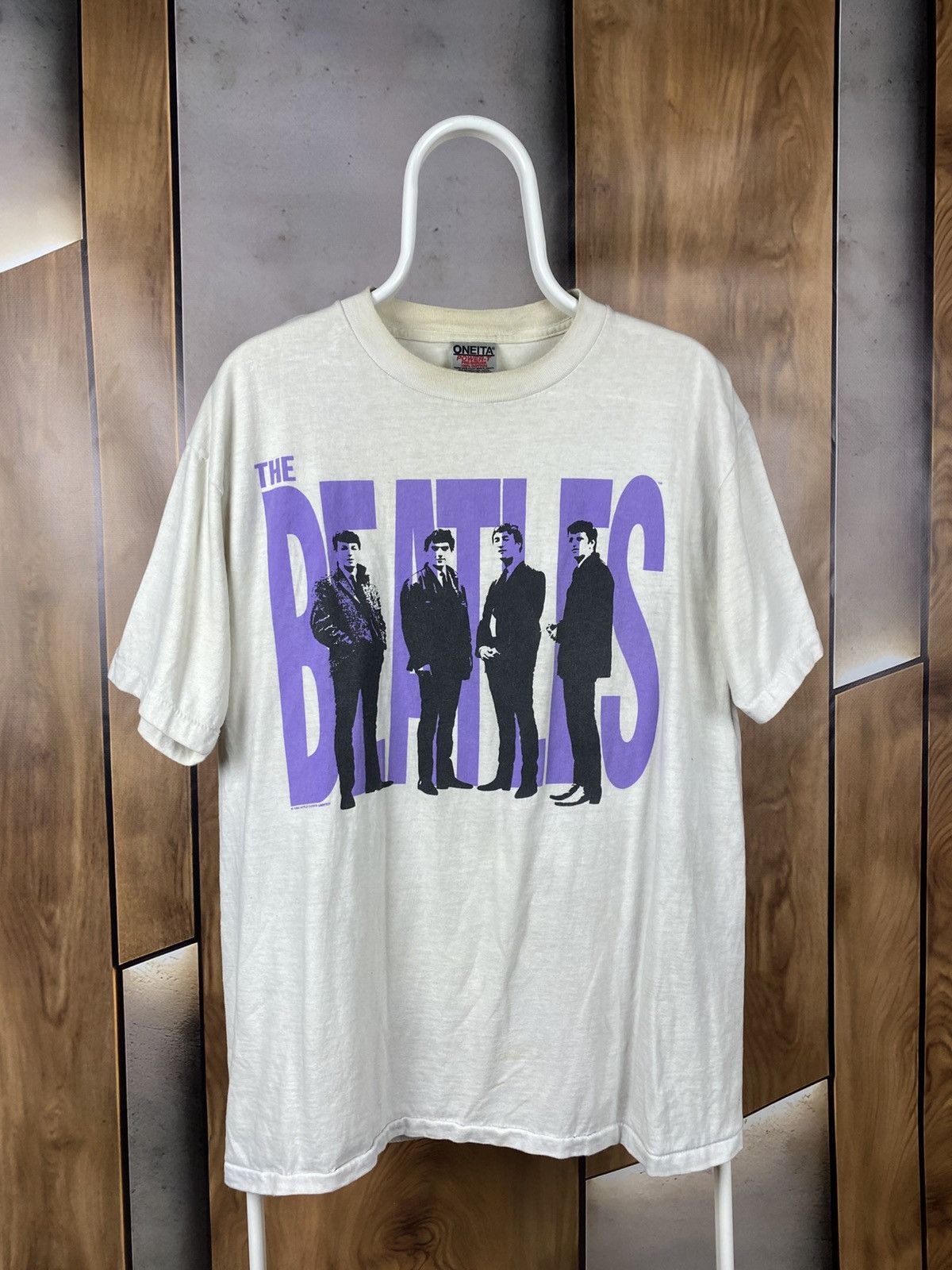 🎸Vintage 1995 T-Shirt The Beatles Big Logo VTG Tee🎸