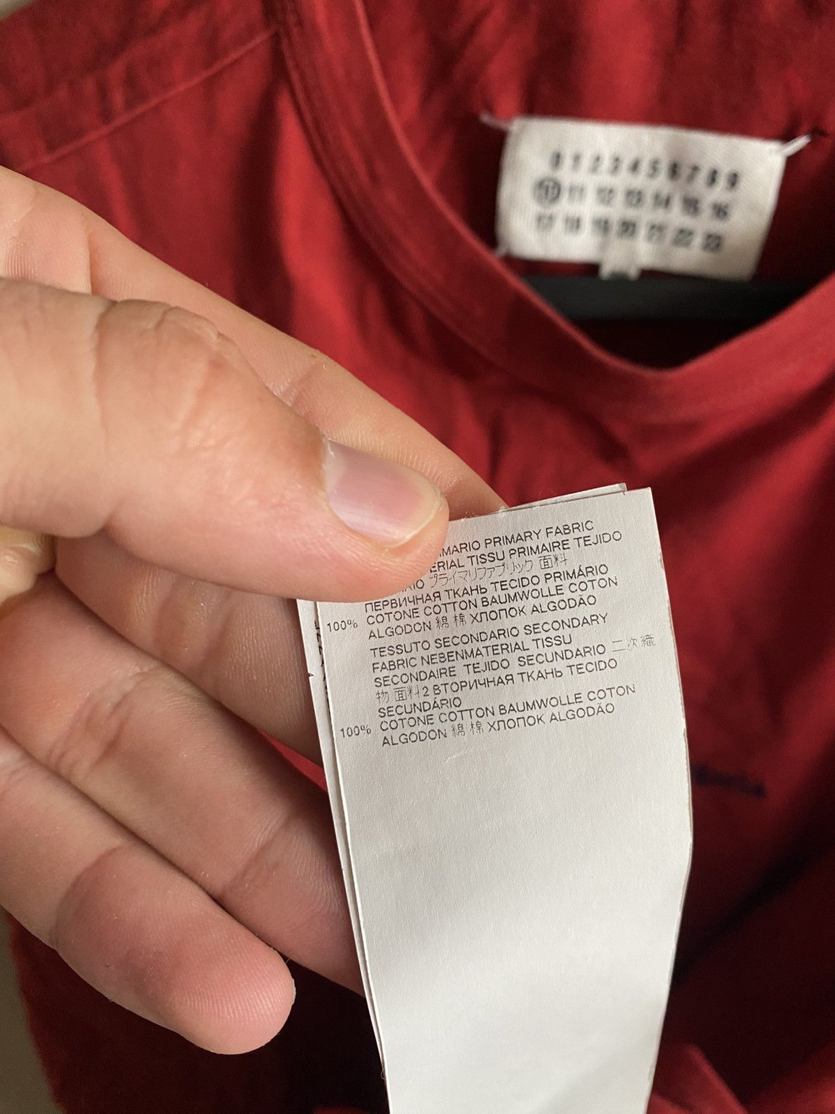 Maison Margiela Maison Margiela Embroided Logo tee Size US S / EU 44-46 / 1 - 8 Thumbnail