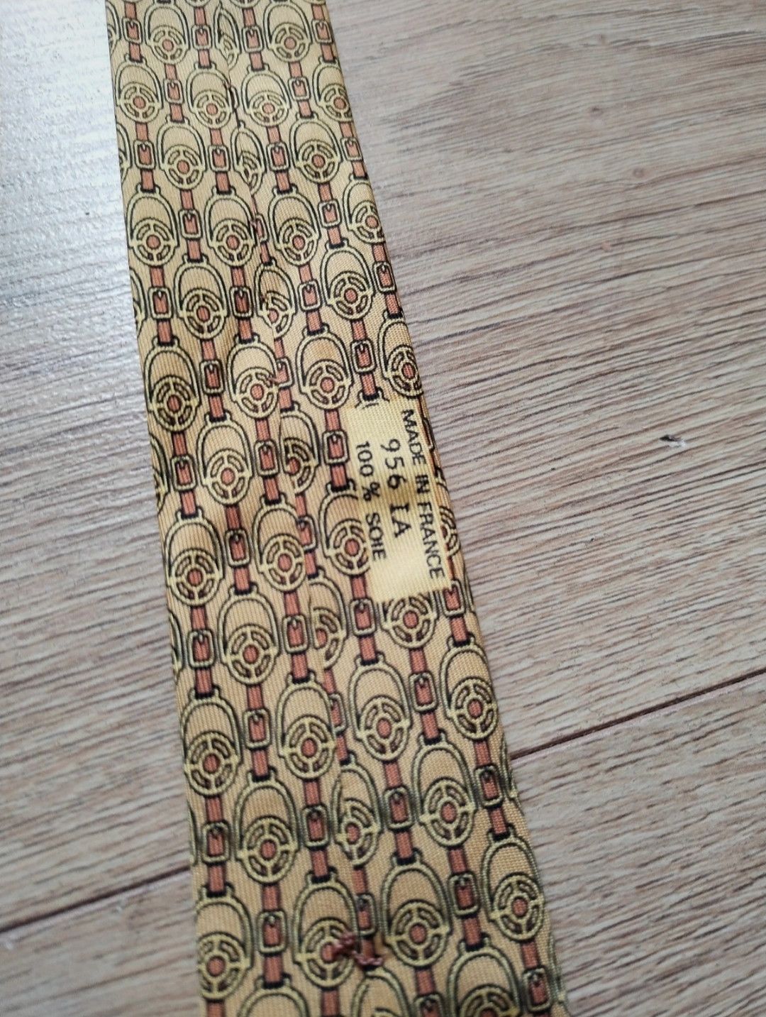 Hermes Vintage 90s Hermes tie Size 34 - 4 Thumbnail