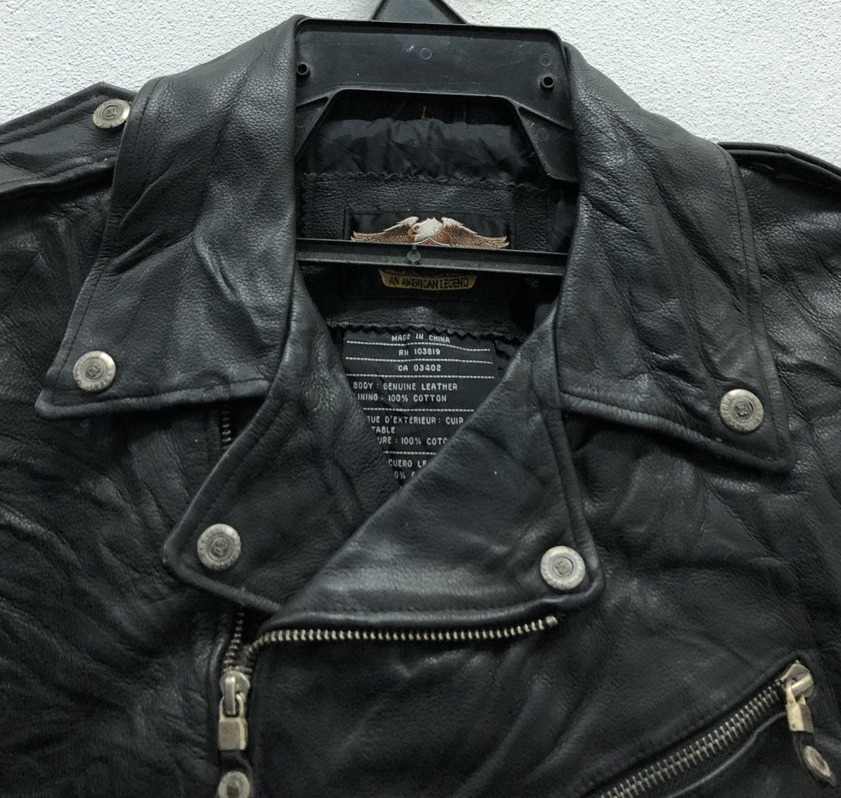 Harley Davidson Vintage Harley Davidson Motorcycles Leather Jacket Size US L / EU 52-54 / 3 - 4 Thumbnail