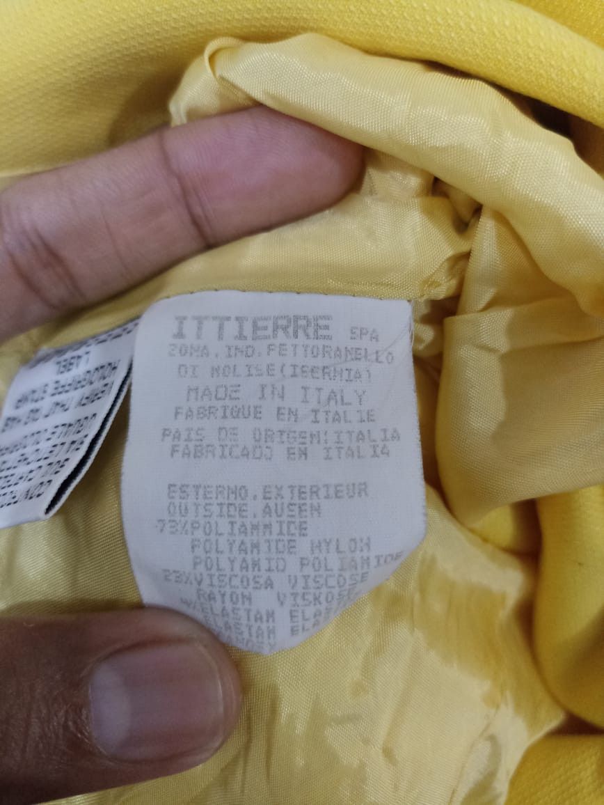 Versace Vintage Yellow Versace Blazzer Size 34S - 7 Thumbnail