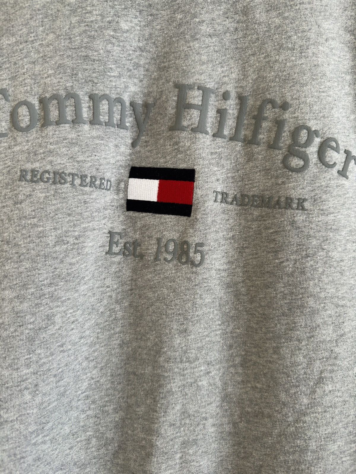 Tommy Hilfiger Tommy Hilfiger Gray Cotton Sweatshirt Size M Size US M / EU 48-50 / 2 - 4 Thumbnail