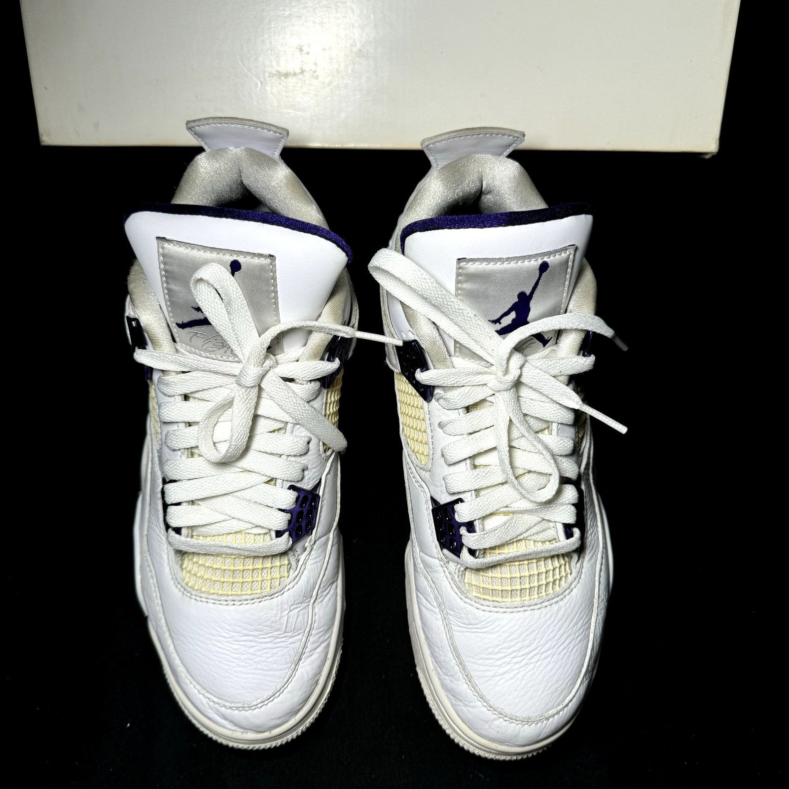 Jordan Brand × Nike Size 7.5 - Nike Air Jordan 4 Retro Purple Metallic 2020 Size US 7.5 / EU 40-41 - 4 Thumbnail