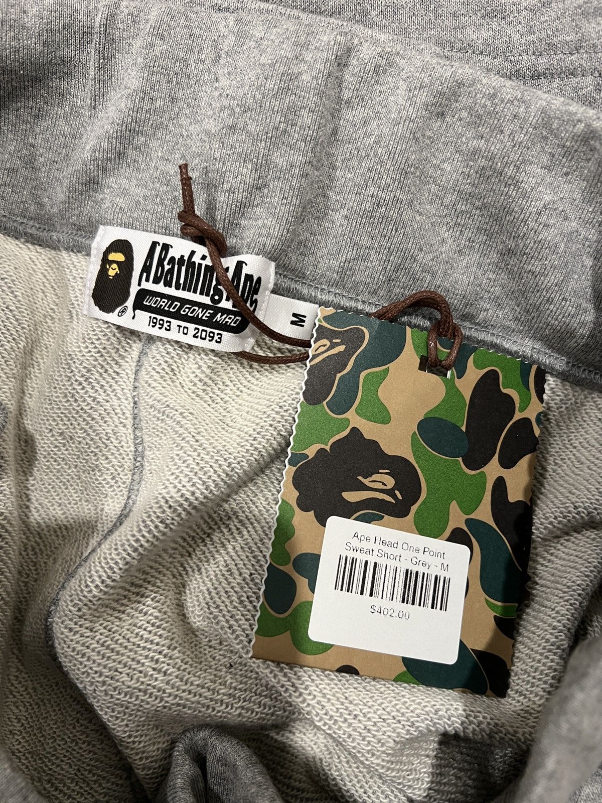 Bape Ape Head One Point Sweat Shorts Size US 32 / EU 48 - 6 Thumbnail