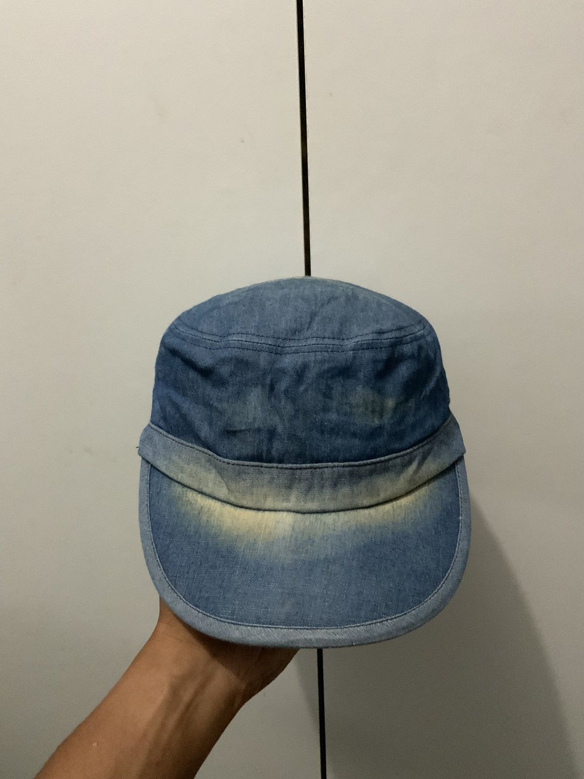 Japanese Brand Fade Archive Indigo Fitted Hat Cap Size ONE SIZE - 1 Thumbnail
