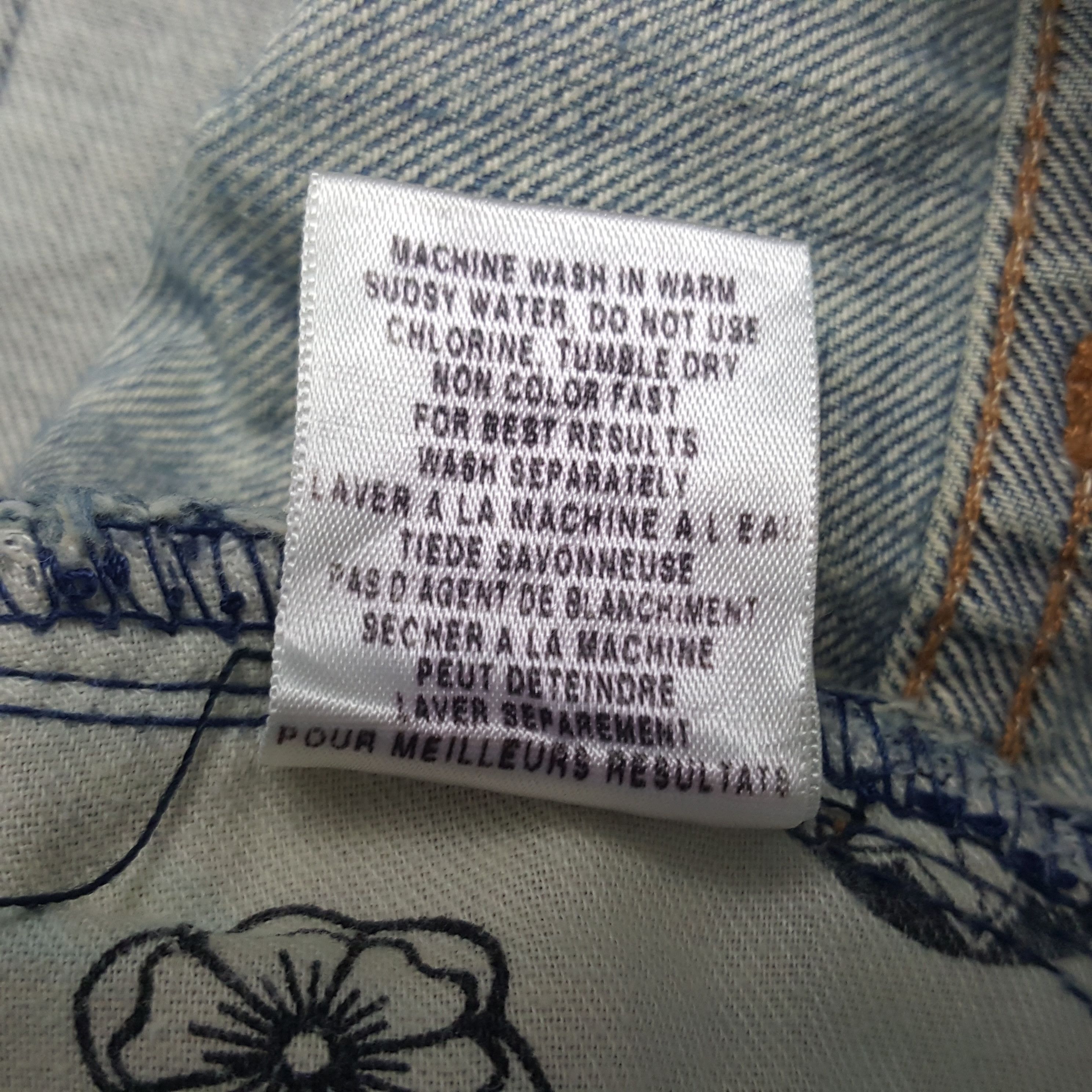 Stussy × Vintage Vintage Stussy Streetwear Custom Art Big Logo Denim Jeans Size US 35 - 15 Thumbnail