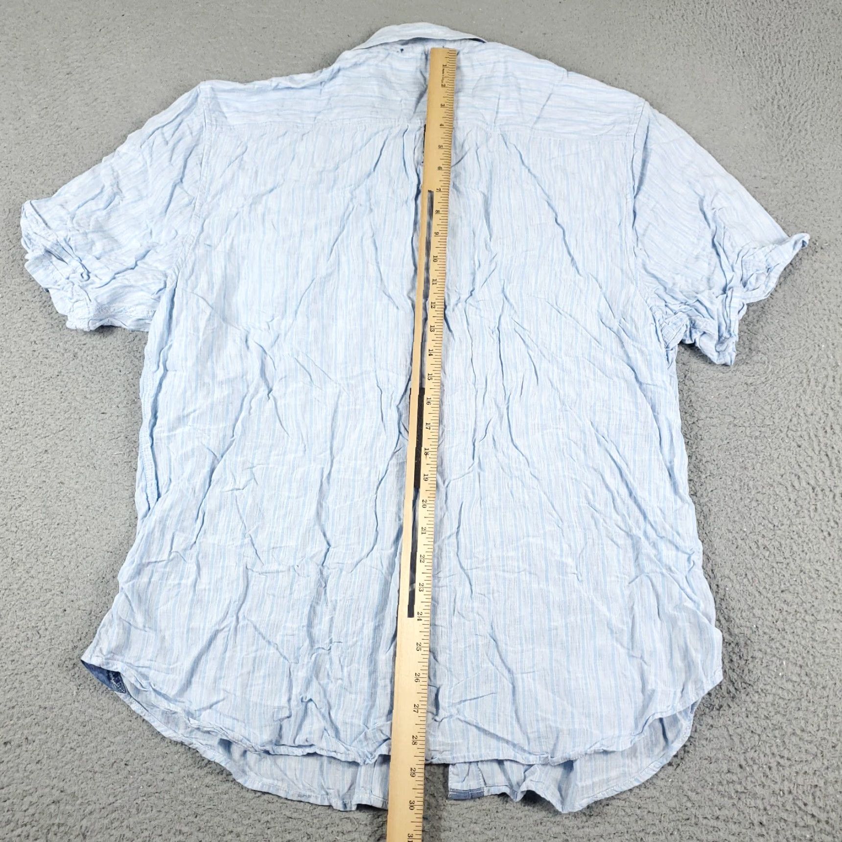 Tommy Bahama Tommy Bahama Hawaiian Shirt Mens XL Blue Linen Button-Up Short Sleeve Tropical Size US XL / EU 56 / 4 - 3 Thumbnail