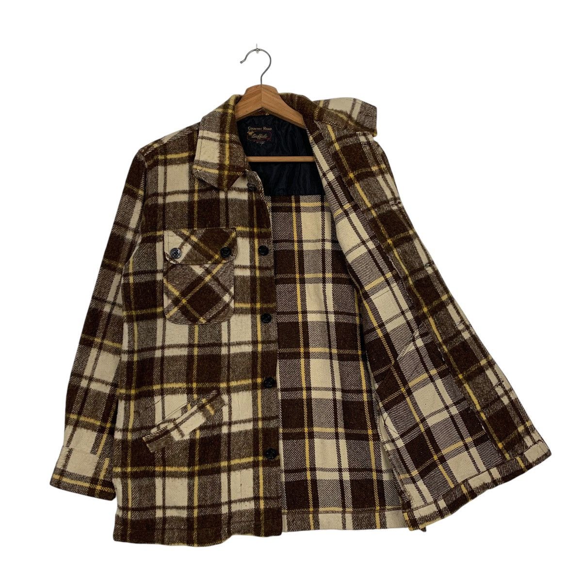 Japanese Brand Country Road Buffalo Tartan Wool Jacket Size US M / EU 48-50 / 2 - 9 Thumbnail