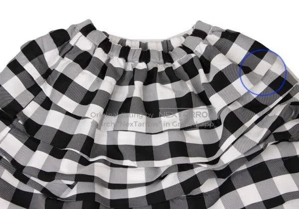 Comme des Garcons Comme des Garcons size S Black and White Retro Plaid Skirt Size 23" - 4 Thumbnail