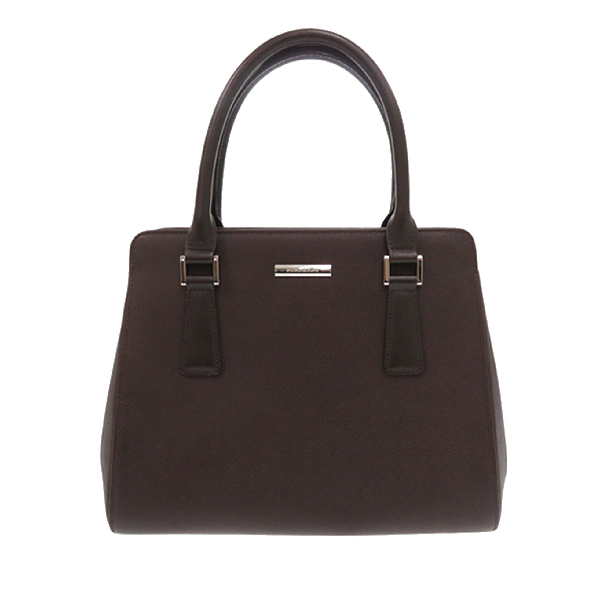 Burberry Leather Handbag in Brown, Women's