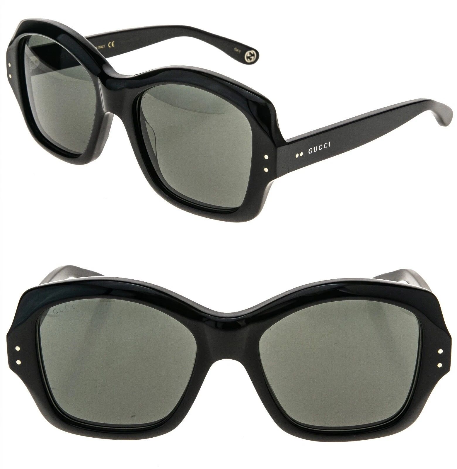 Gucci GUCCI GG0624S 0624 Black Retro Bold Fashion Sunglass Size ONE SIZE - 1 Thumbnail