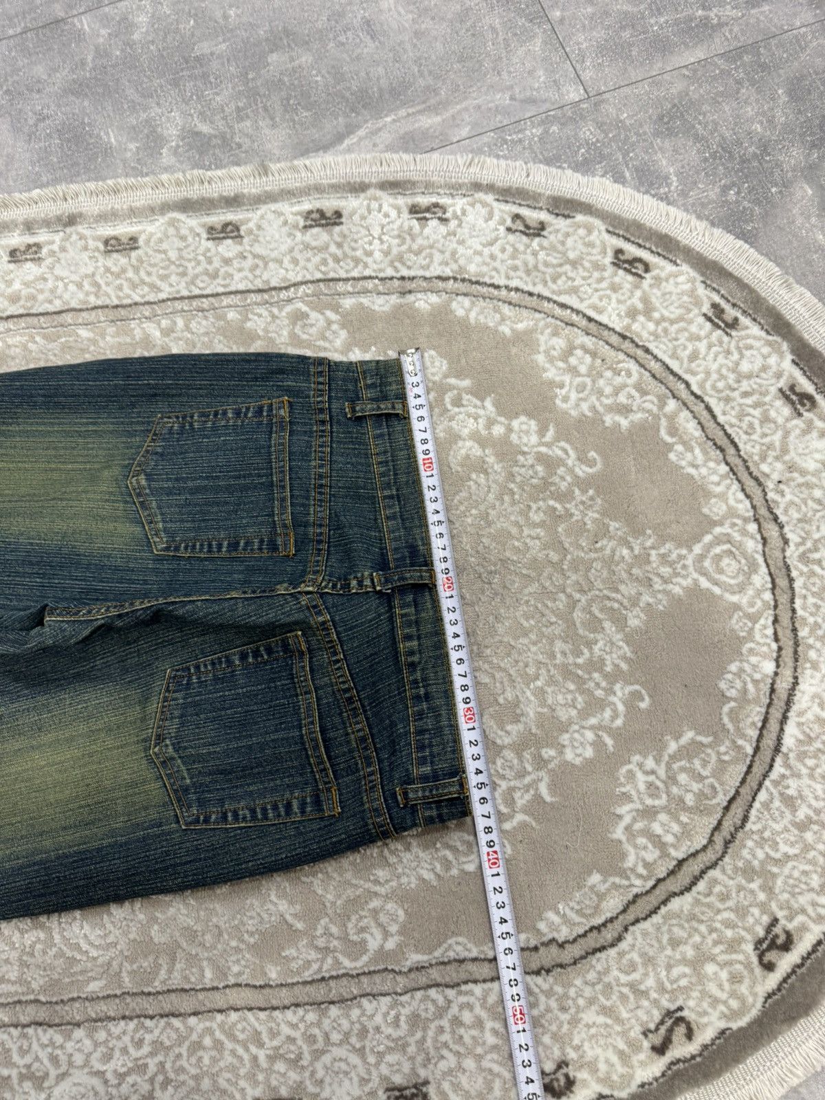 If Six Was Nine Japanese Flared Denim Bootcut Y2K Avant Garde Jeans Size US 31 - 7 Thumbnail