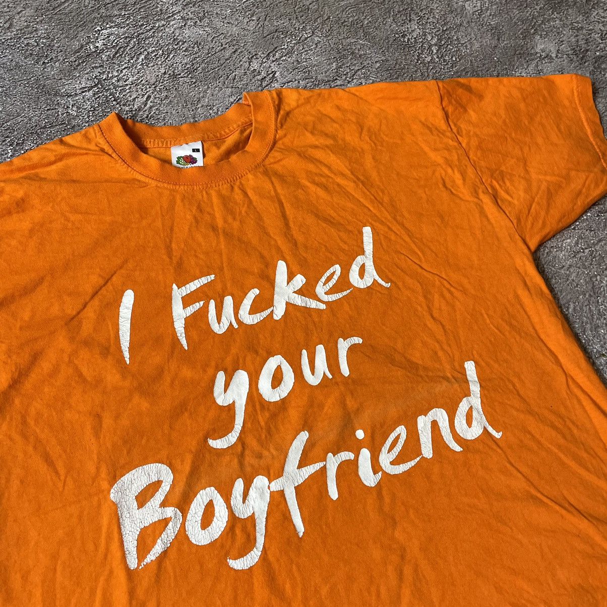 Vintage Vintage Y2K Sun Faded Graphic Tee Funny Slogan Streetwear L Size US L / EU 52-54 / 3 - 6 Thumbnail